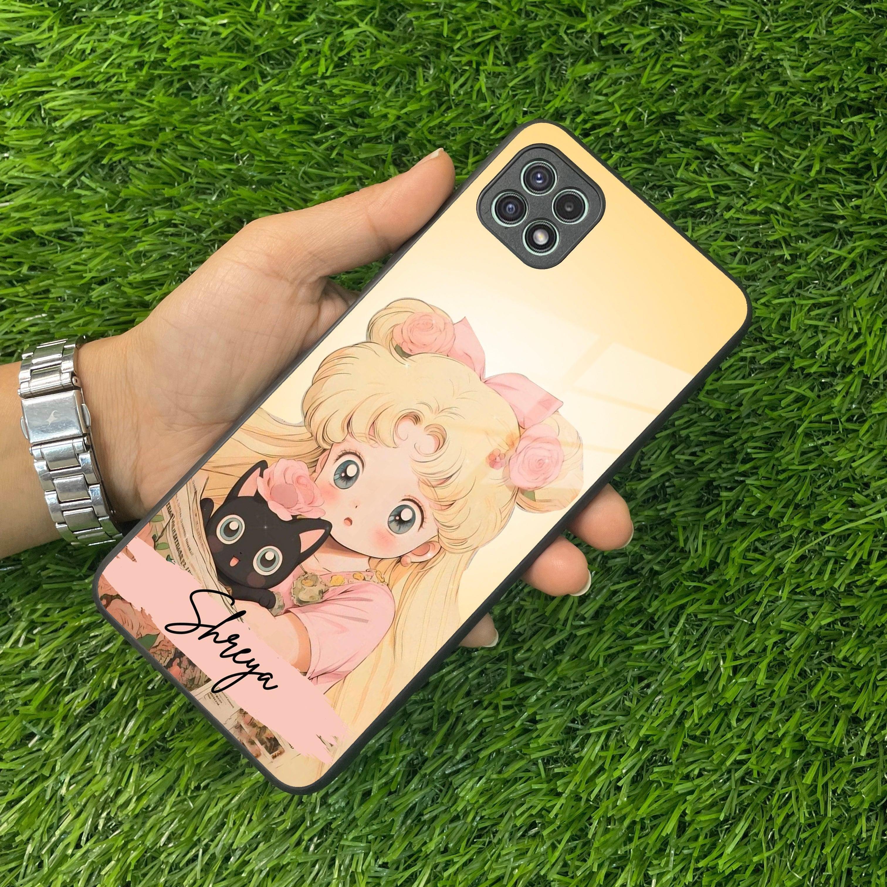 Lovely Sailor Moon Customize Glass Case Cover For Samsung - ShopOnCliQ
