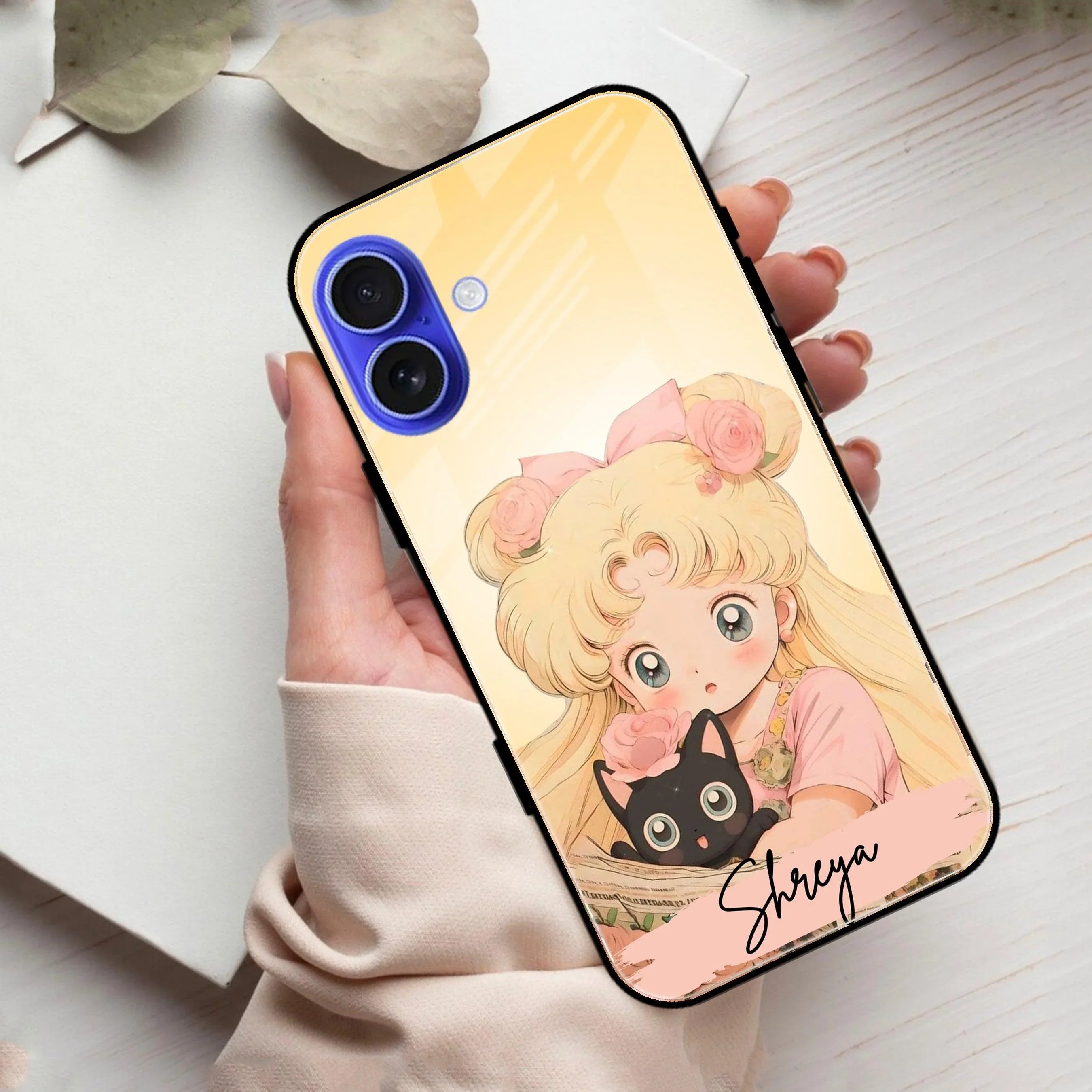 Lovely Sailor Moon Customize Glass Case Cover For iPhone - ShopOnCliQ