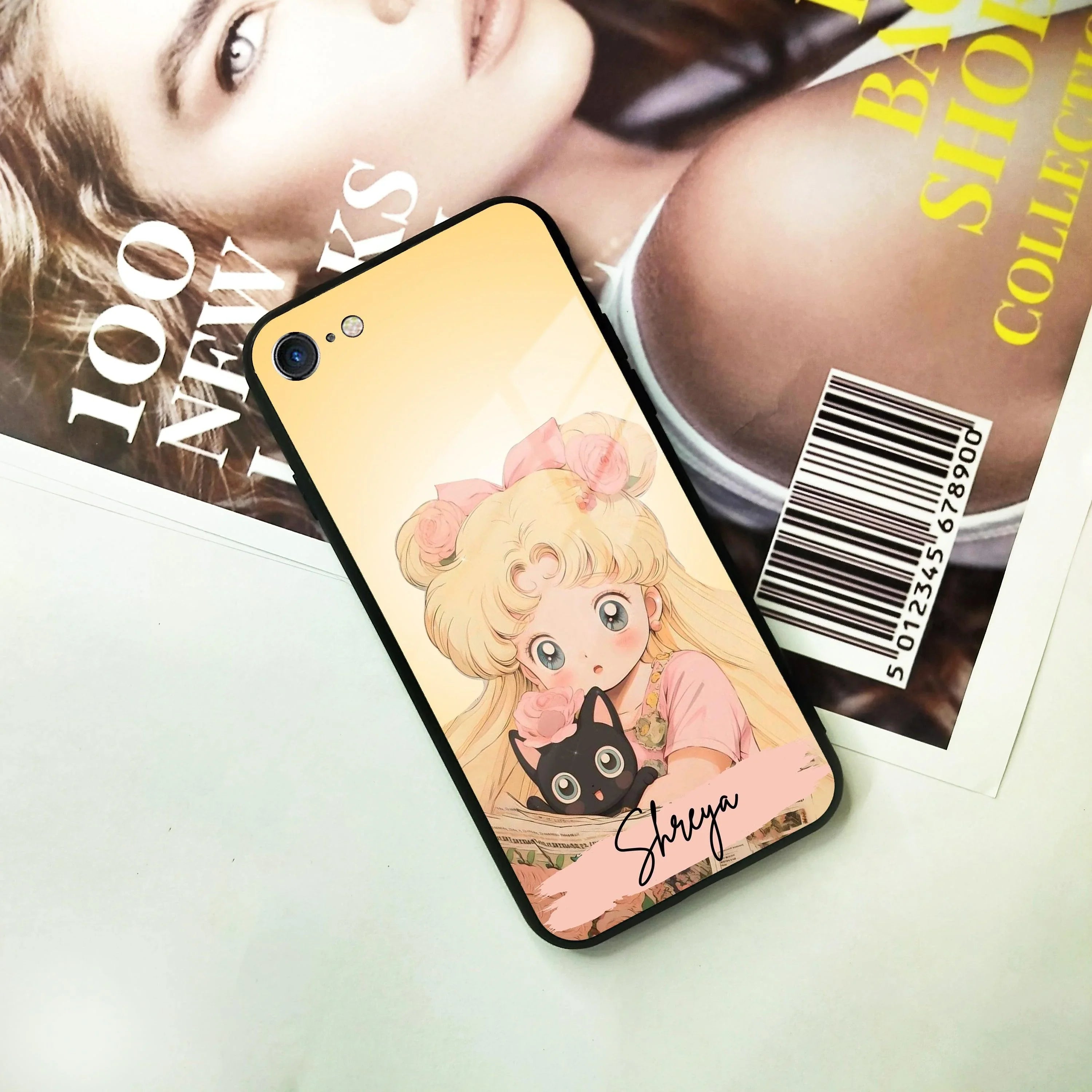 Lovely Sailor Moon Customize Glass Case Cover For iPhone - ShopOnCliQ