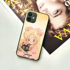 Lovely Sailor Moon Customize Glass Case Cover For iPhone - ShopOnCliQ