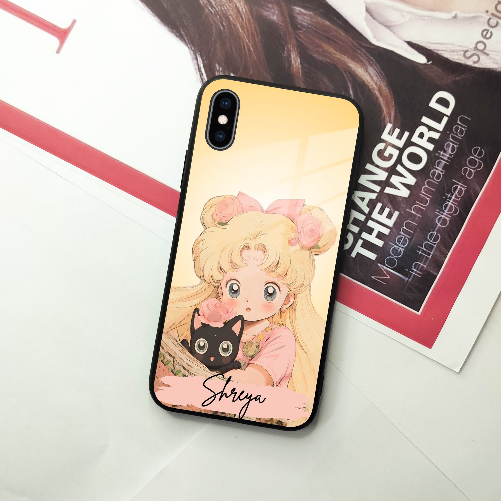 Lovely Sailor Moon Customize Glass Case Cover For iPhone ShopOnCliQ