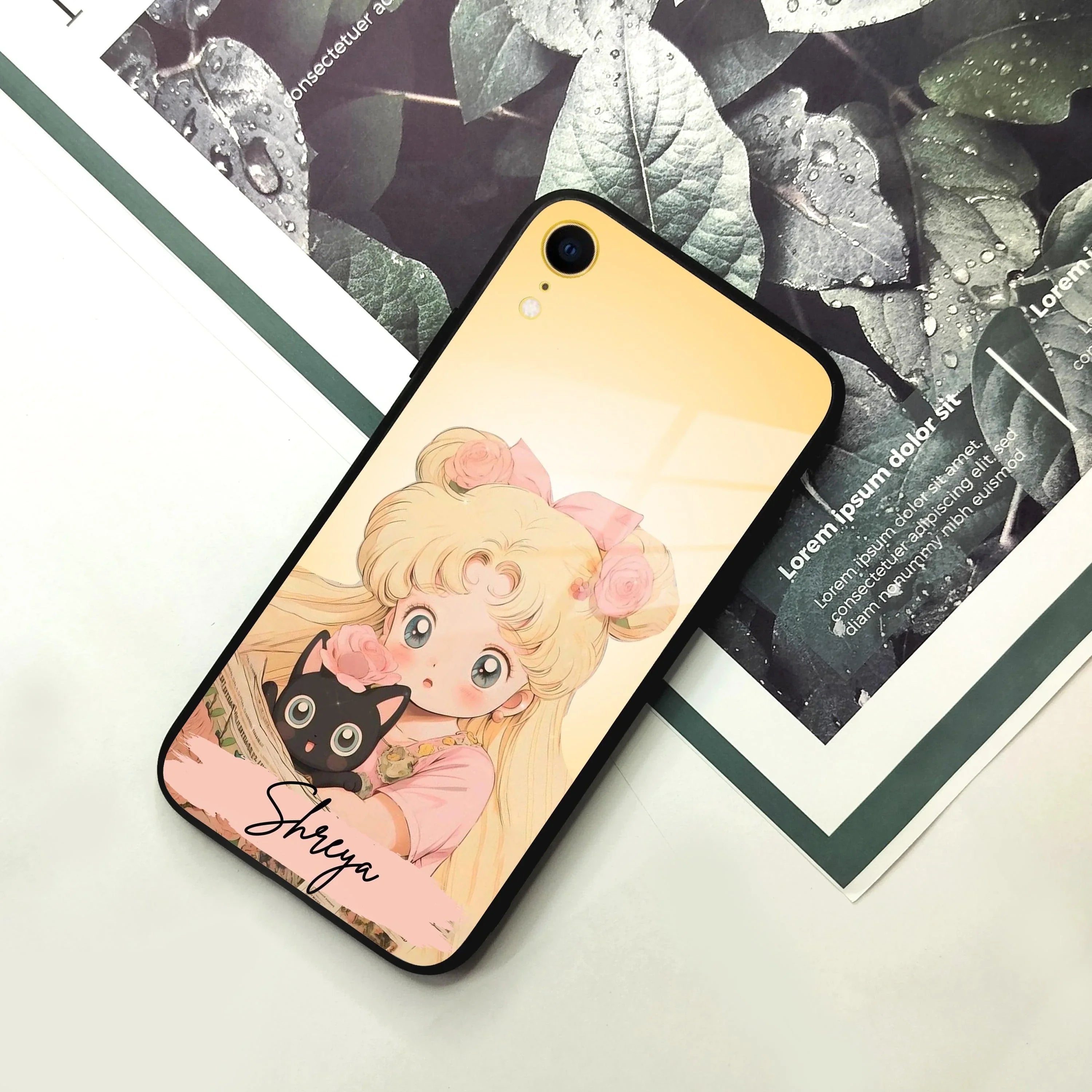 Lovely Sailor Moon Customize Glass Case Cover For iPhone - ShopOnCliQ