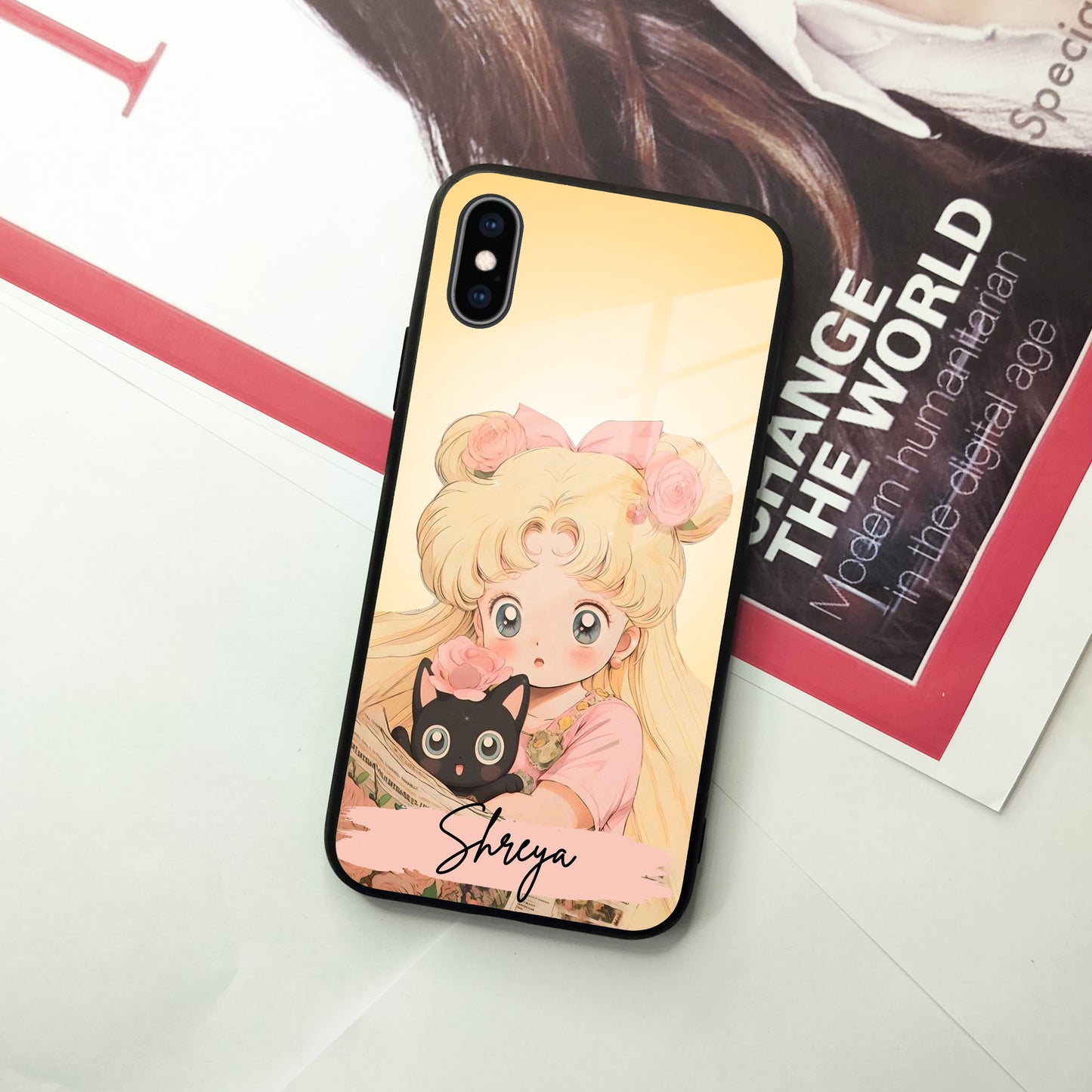 Lovely Sailor Moon Customize Glass Case Cover For iPhone ShopOnCliQ