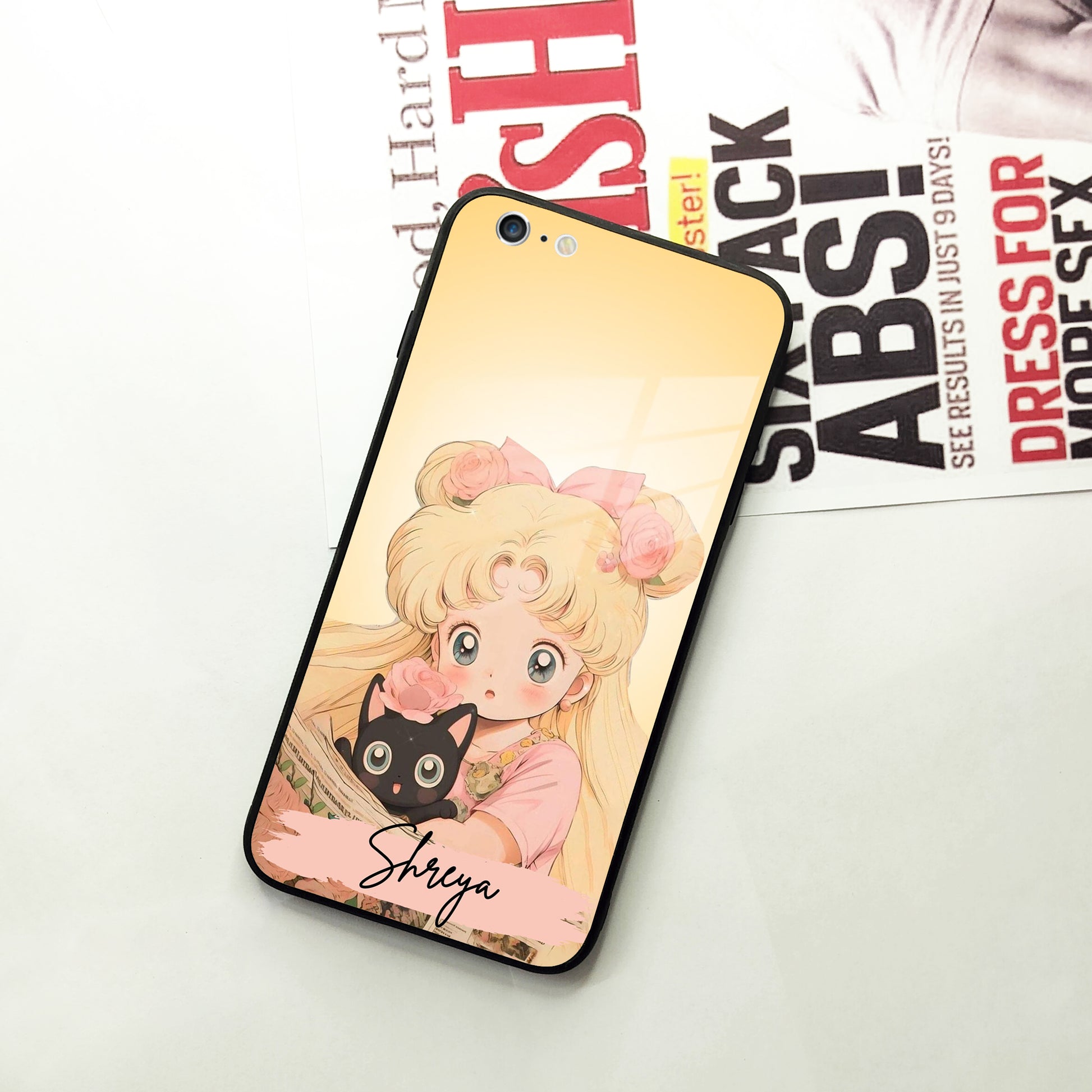 Lovely Sailor Moon Customize Glass Case Cover For iPhone ShopOnCliQ