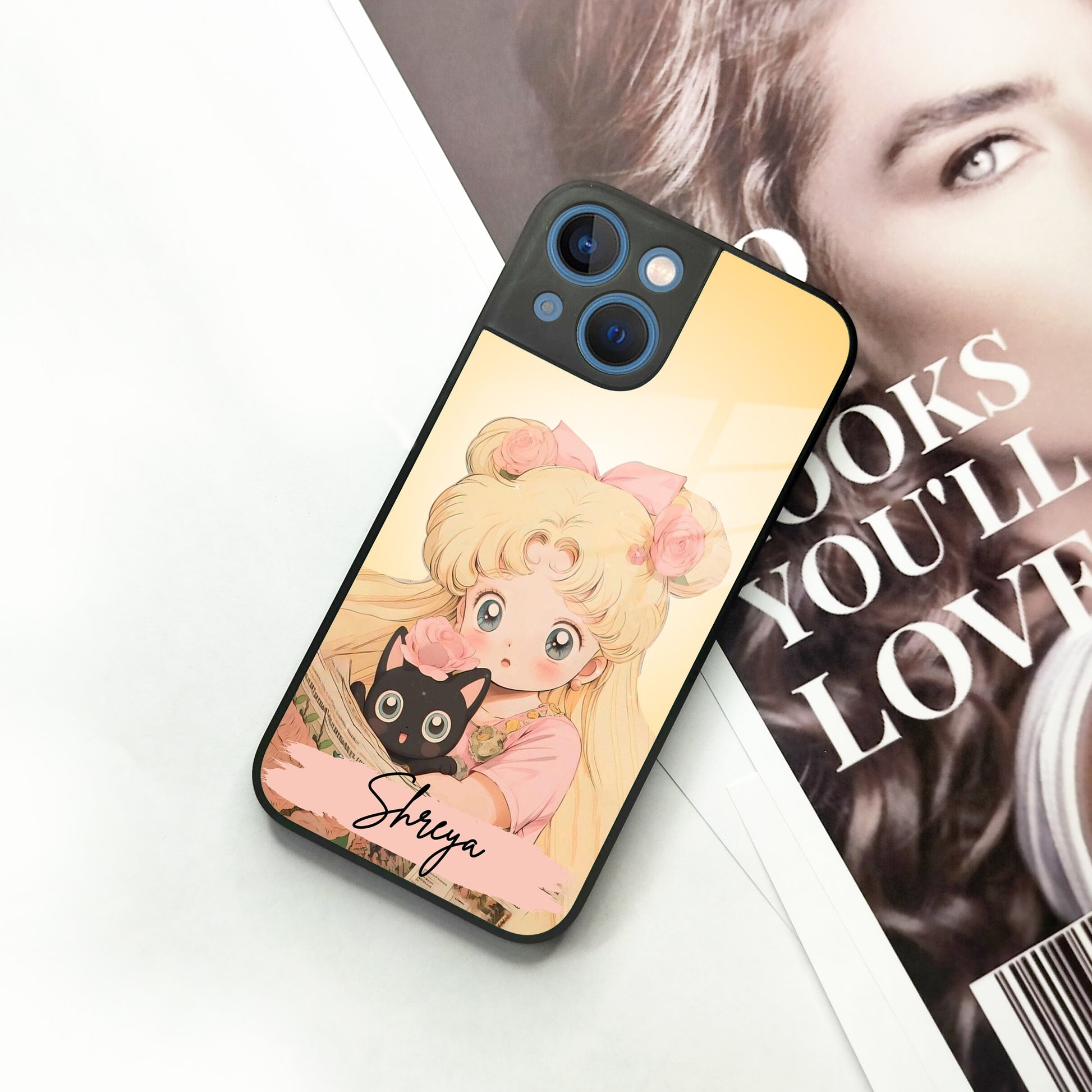 Lovely Sailor Moon Customize Glass Case Cover For iPhone ShopOnCliQ