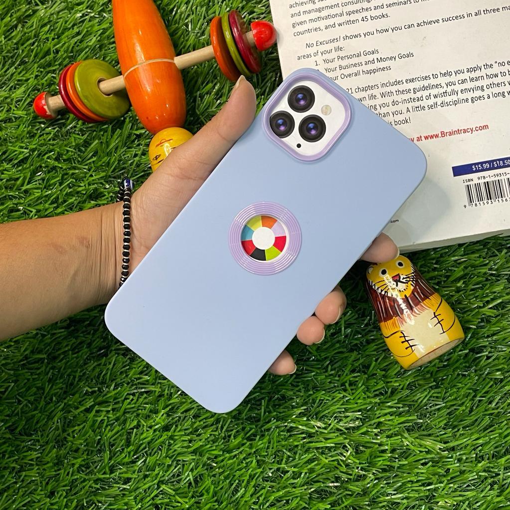 Luxury Logo Hole Candy Contrast Silicone Phone Case For iPhone - ShopOnCliQ