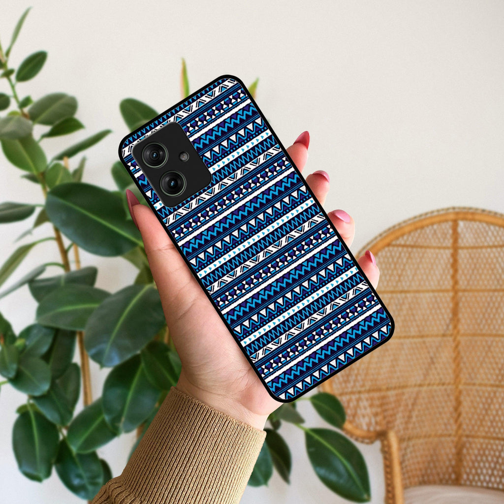 Mandala Glossy Metal Case Cover For Motorola - ShopOnCliQ