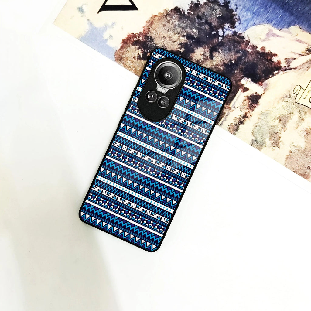 Mandala Glossy Metal Case Cover For Oppo - ShopOnCliQ