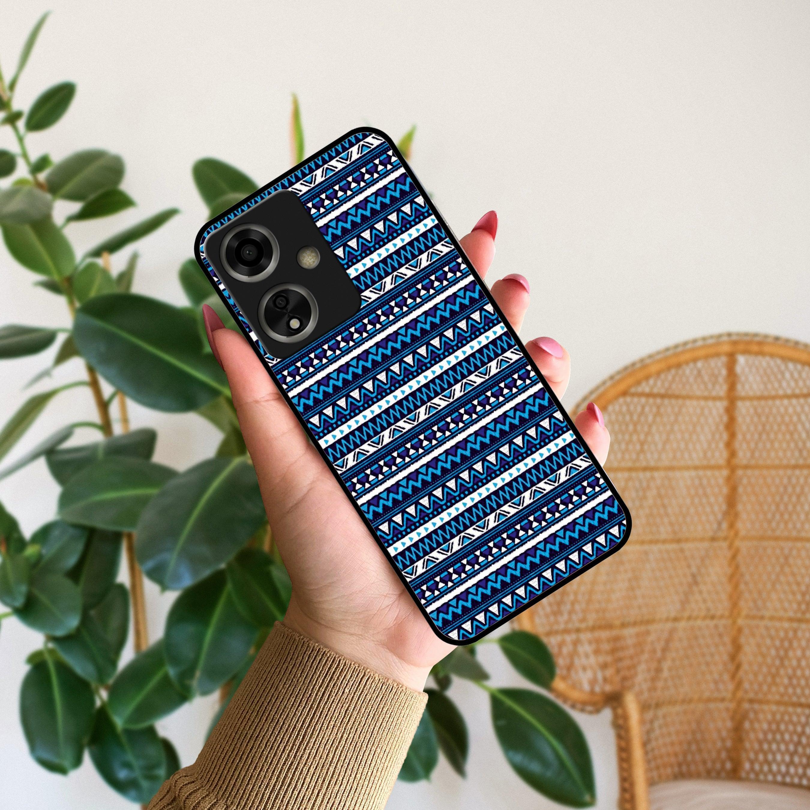 Mandala Glossy Metal Case Cover For Oppo - ShopOnCliQ