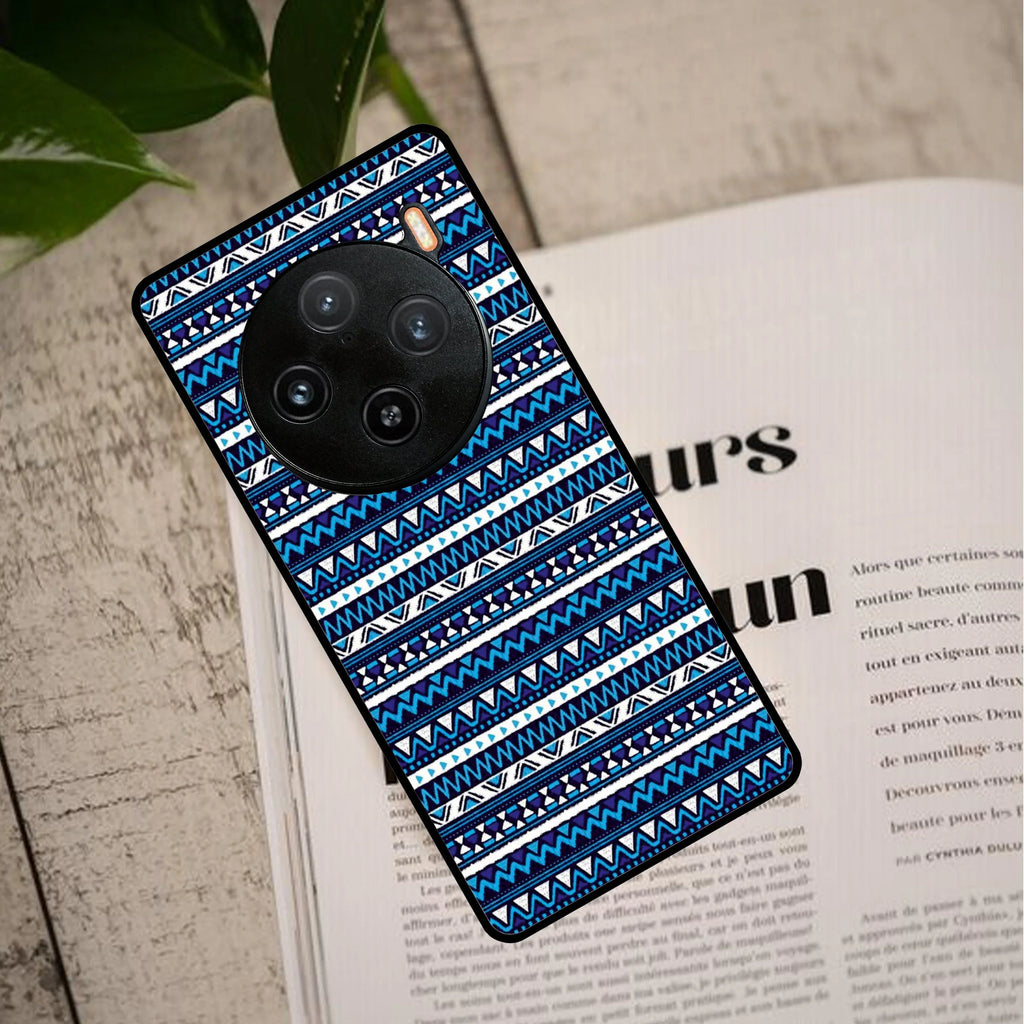 Mandala Glossy Metal Case Cover For Vivo - ShopOnCliQ