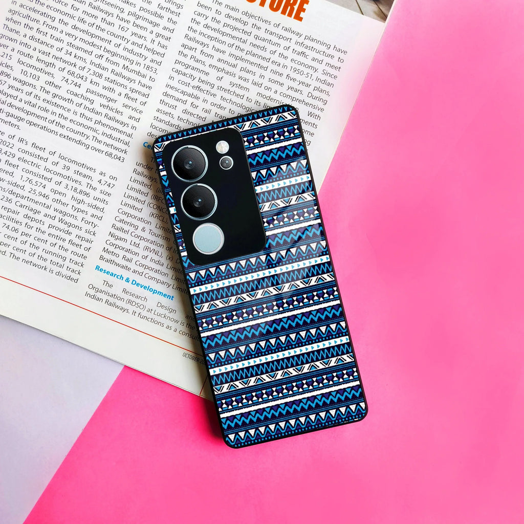 Mandala Glossy Metal Case Cover For Vivo - ShopOnCliQ