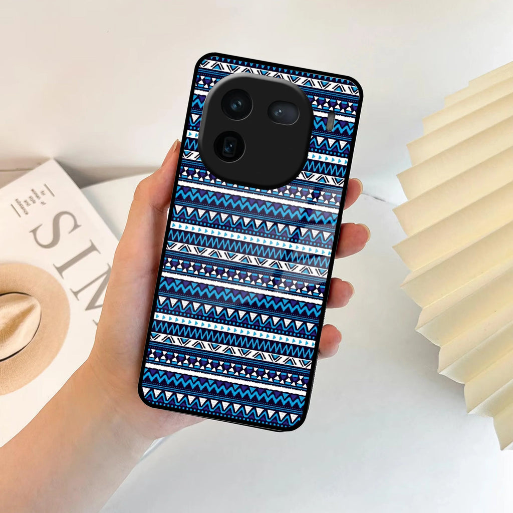 Mandala Glossy Metal Case Cover For Vivo - ShopOnCliQ