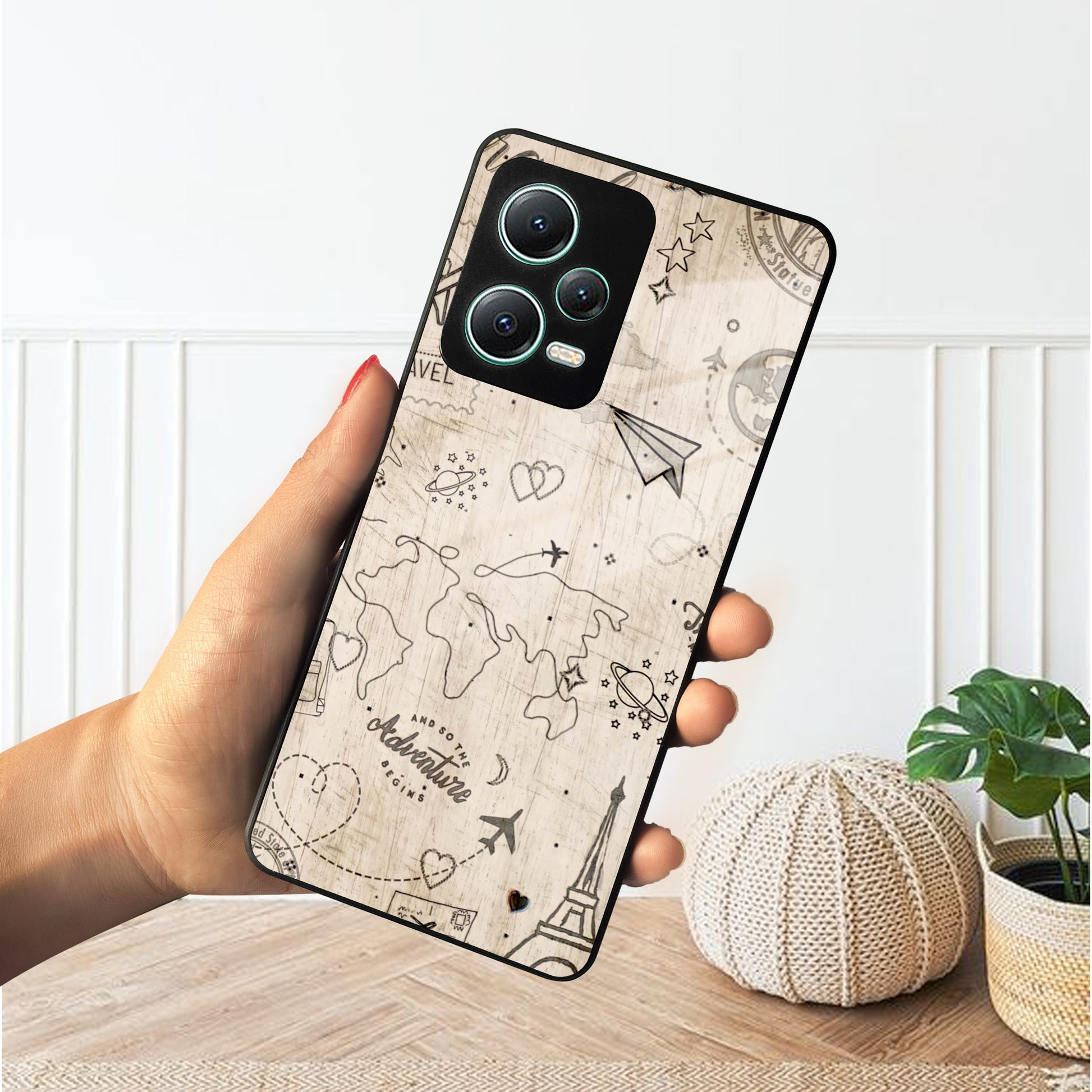 Map Mania Glass Case Cover For Poco ShopOnCliQ