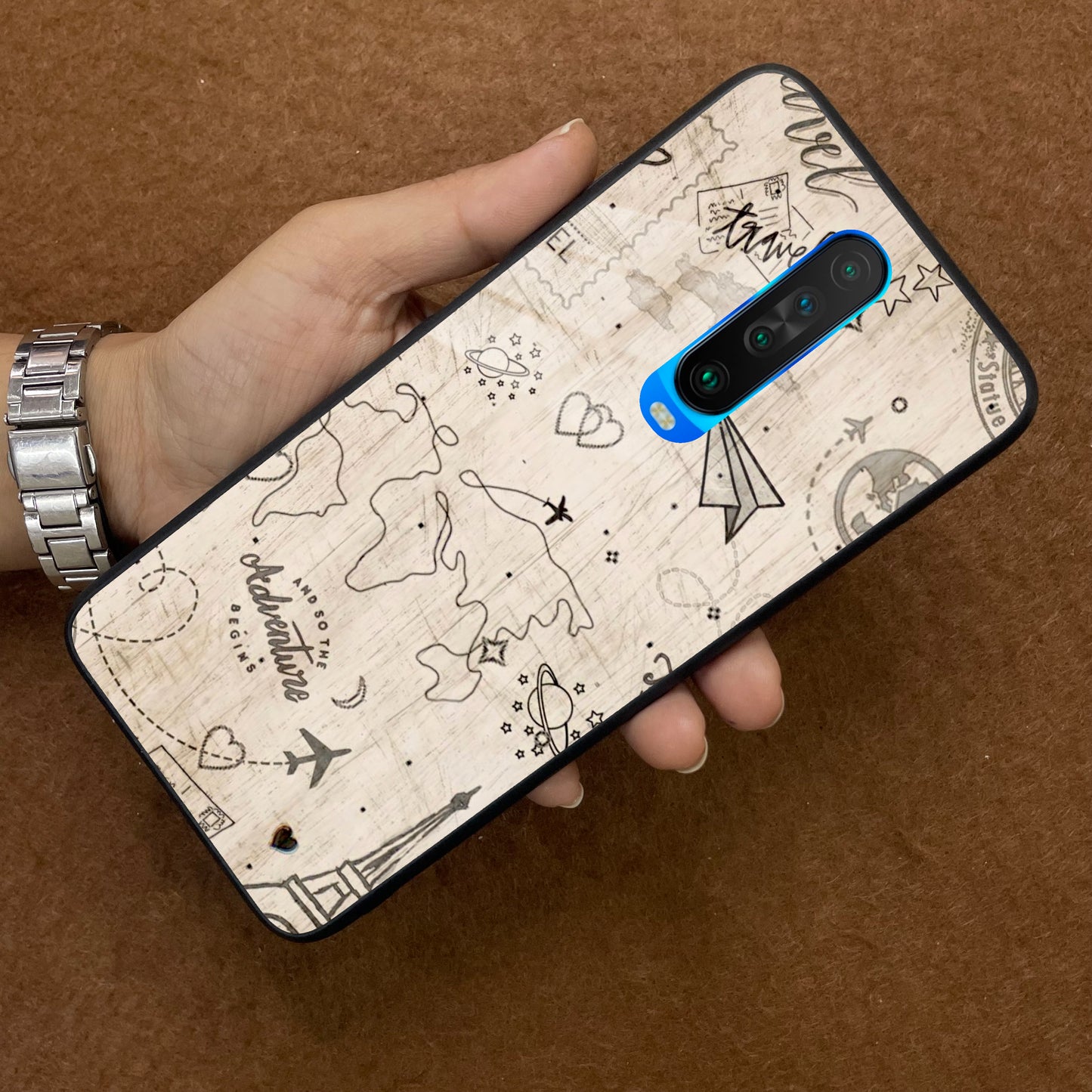 Map Mania Glass Case Cover For Poco ShopOnCliQ