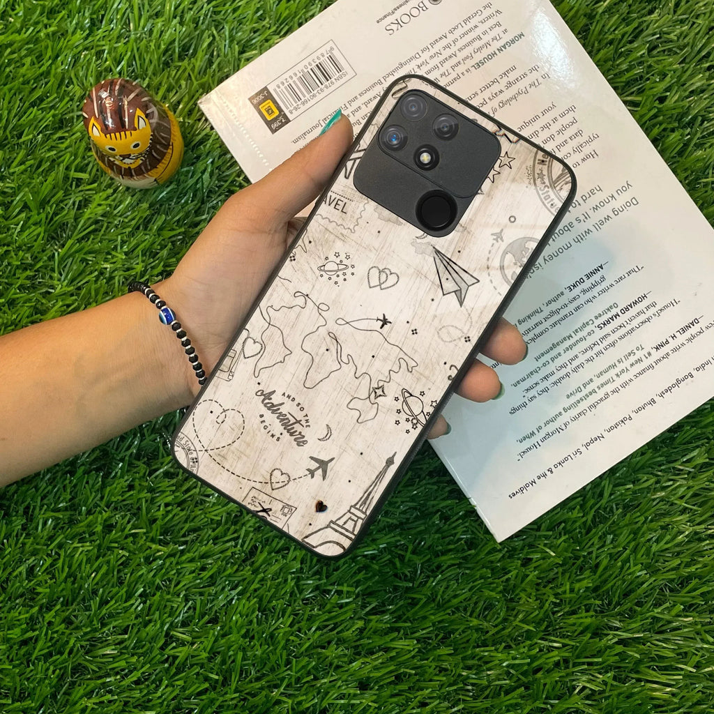 Map Mania Glass Case Cover For Realme/Narzo - ShopOnCliQ