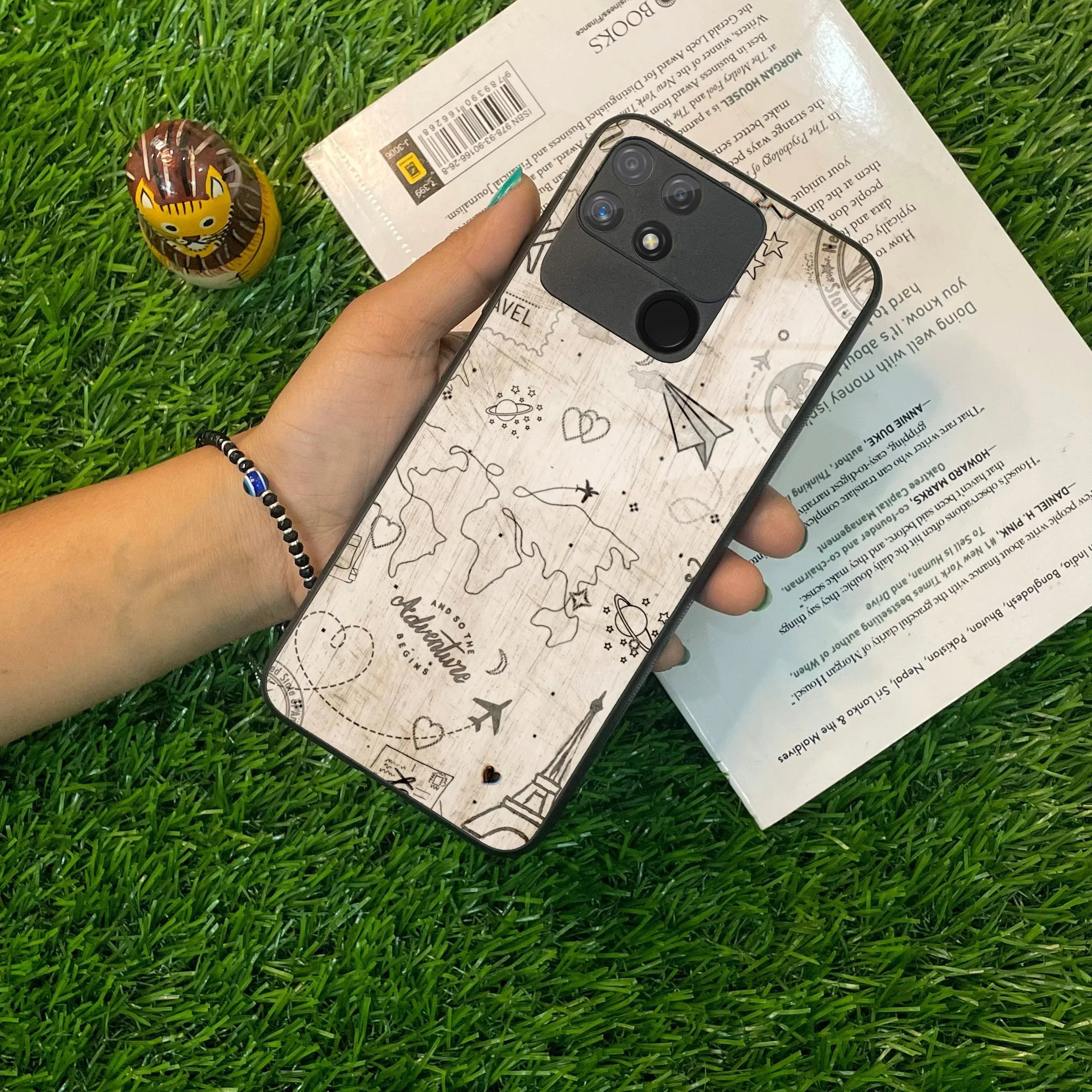 Map Mania Glass Case Cover For Realme/Narzo - ShopOnCliQ