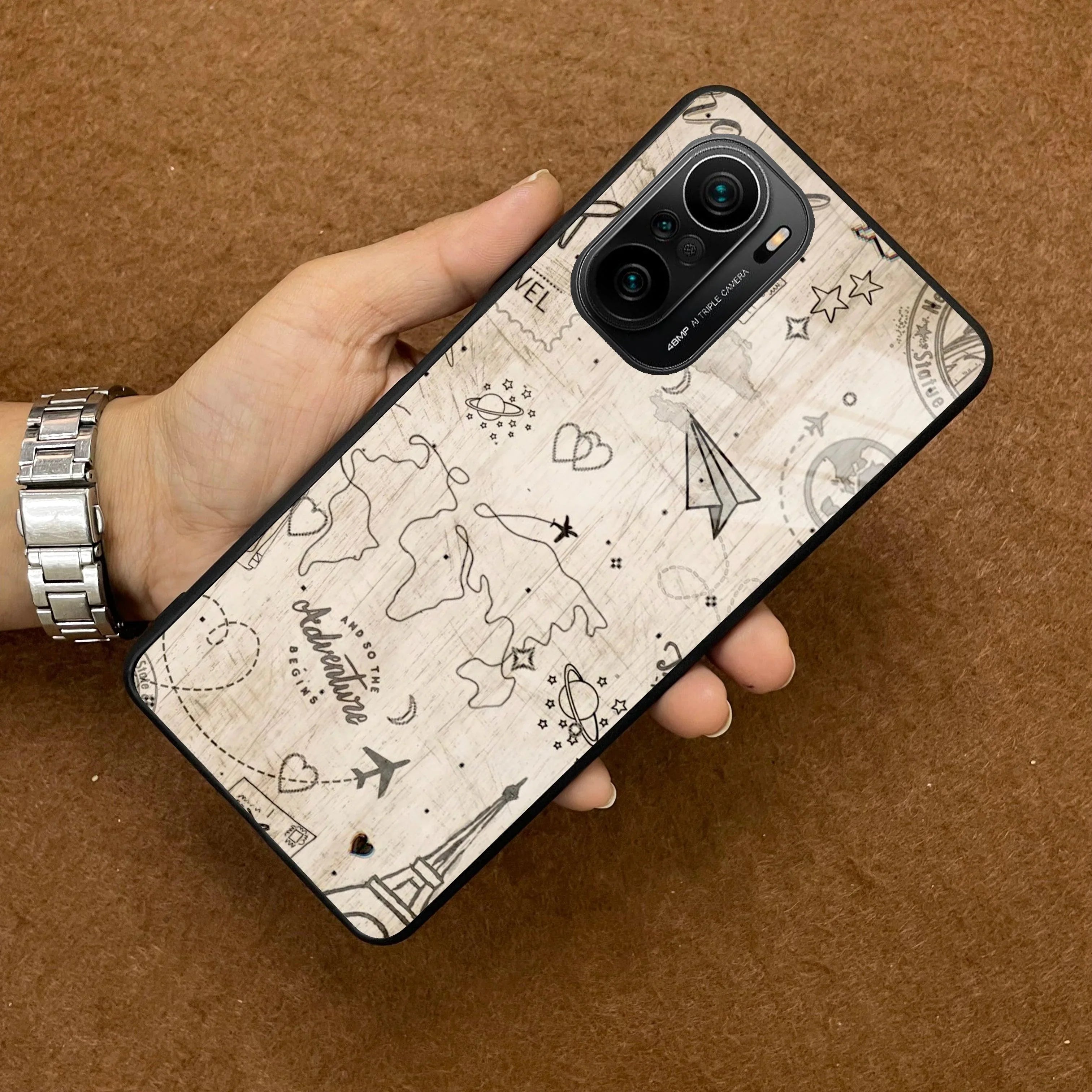 Map Mania Glass Case Cover For Redmi/Xiaomi - ShopOnCliQ