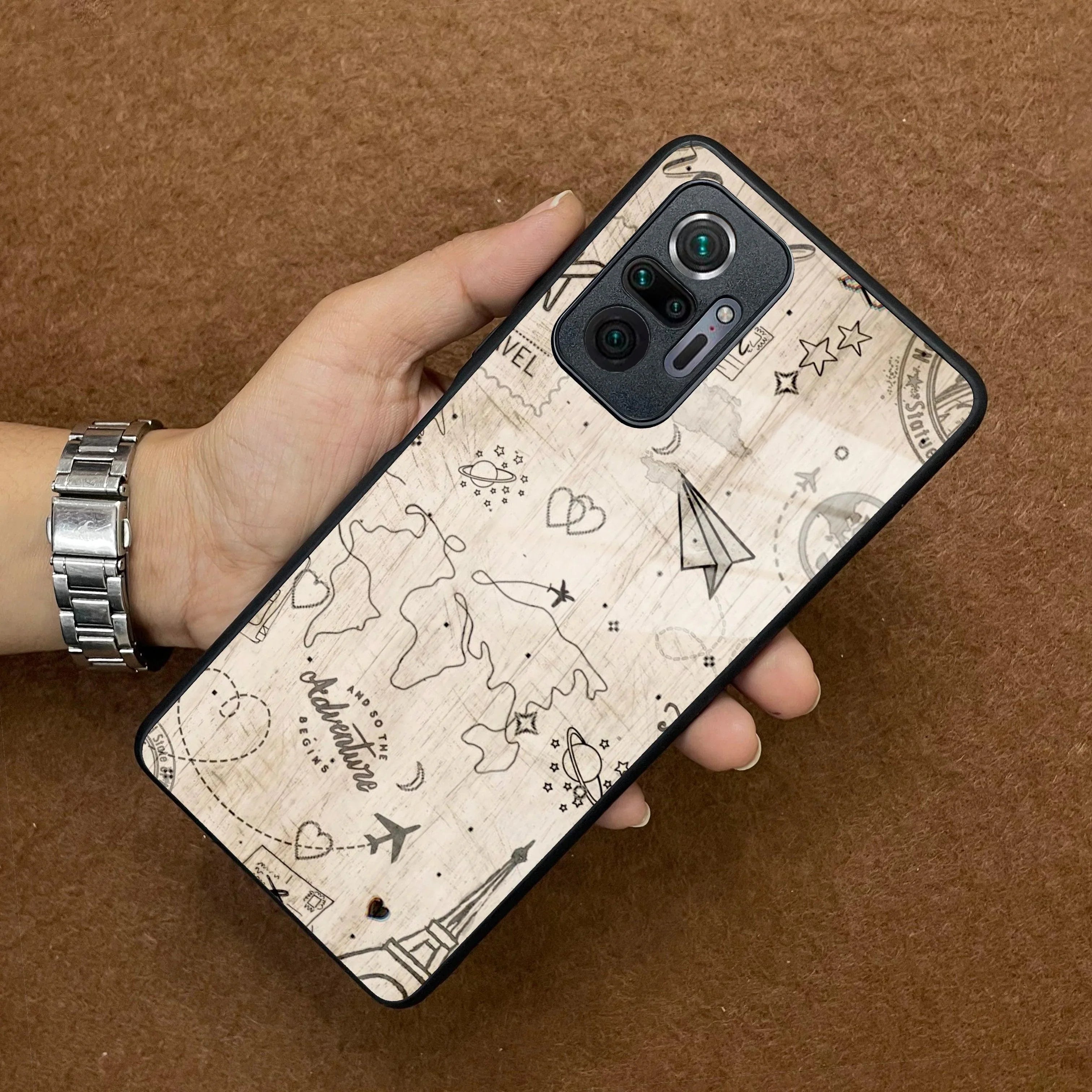 Map Mania Glass Case Cover For Redmi/Xiaomi - ShopOnCliQ