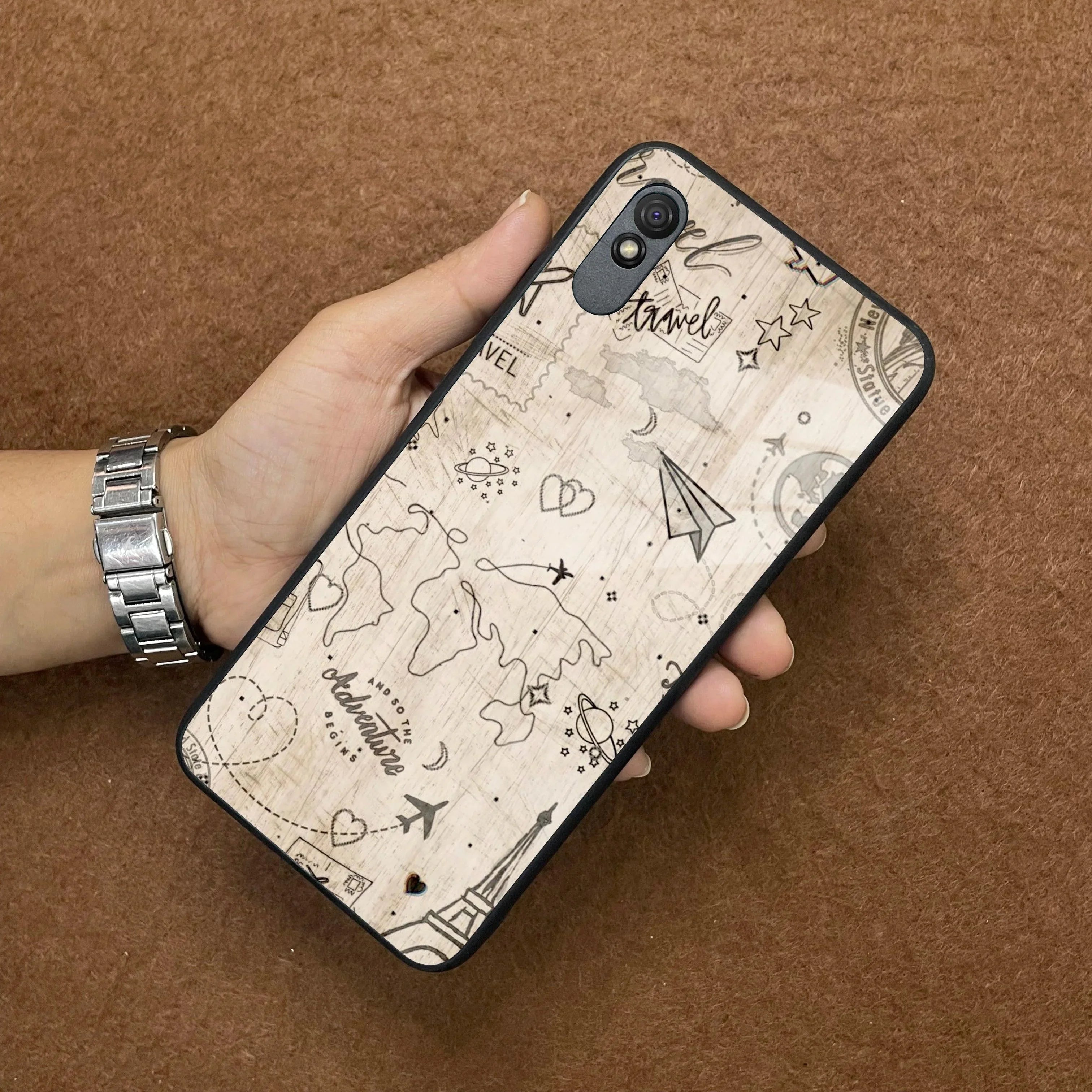 Map Mania Glass Case Cover For Redmi/Xiaomi - ShopOnCliQ