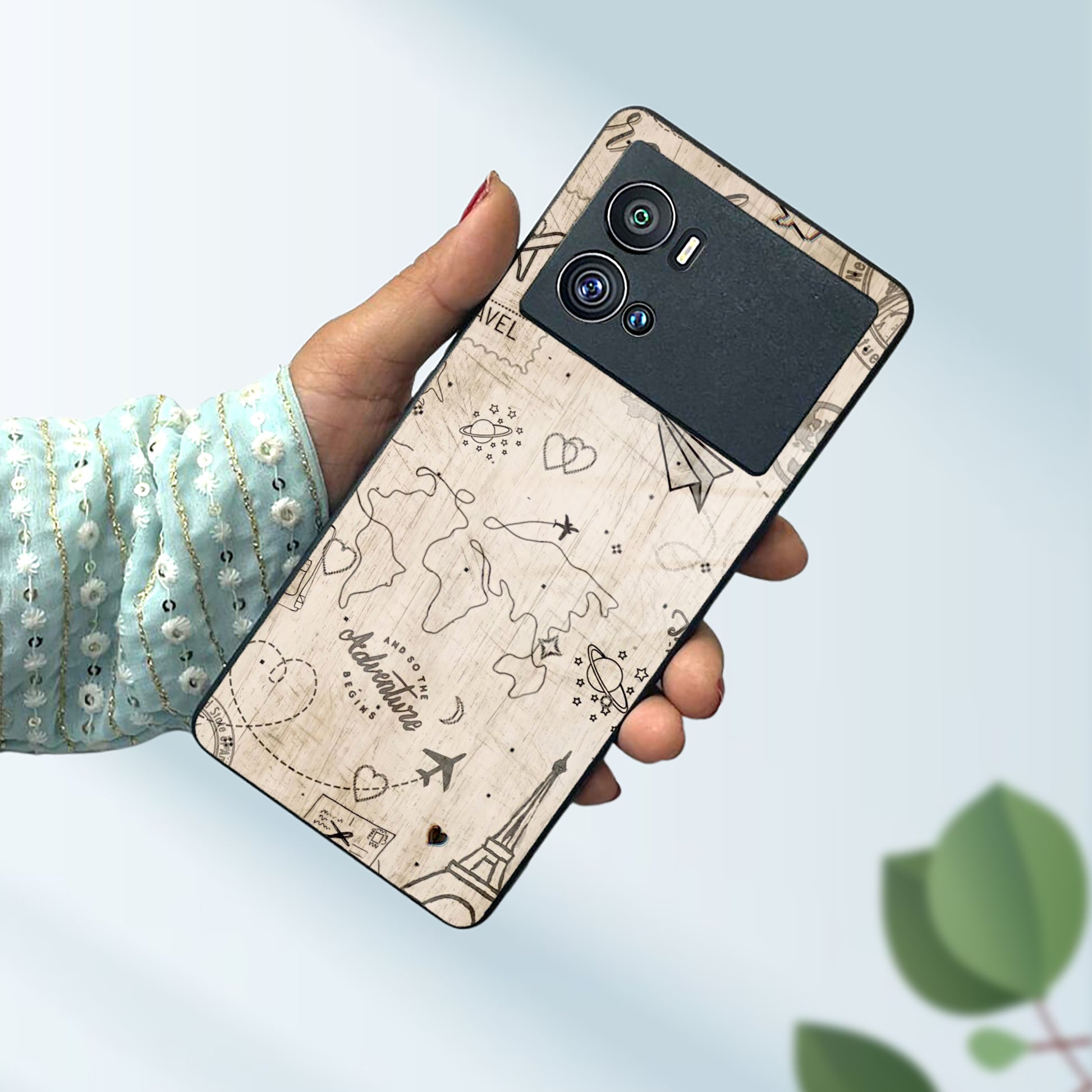 Map Mania Glass Case Cover For Vivo ShopOnCliQ