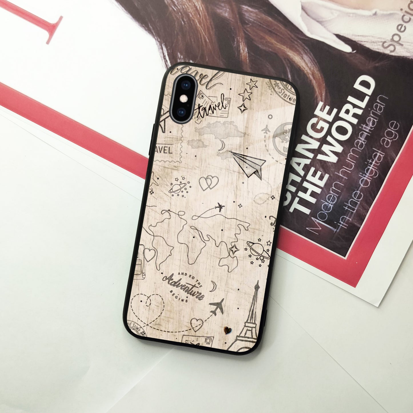 Map Mania Glass Case Cover For iPhone - ShopOnCliQ