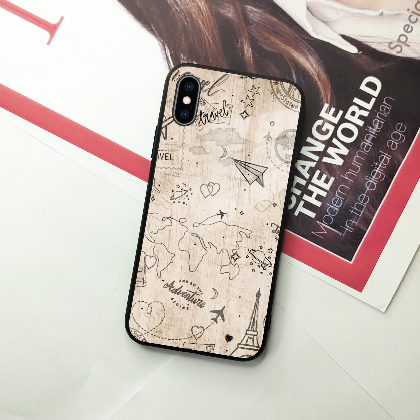 Map Mania Glass Case Cover For iPhone - ShopOnCliQ