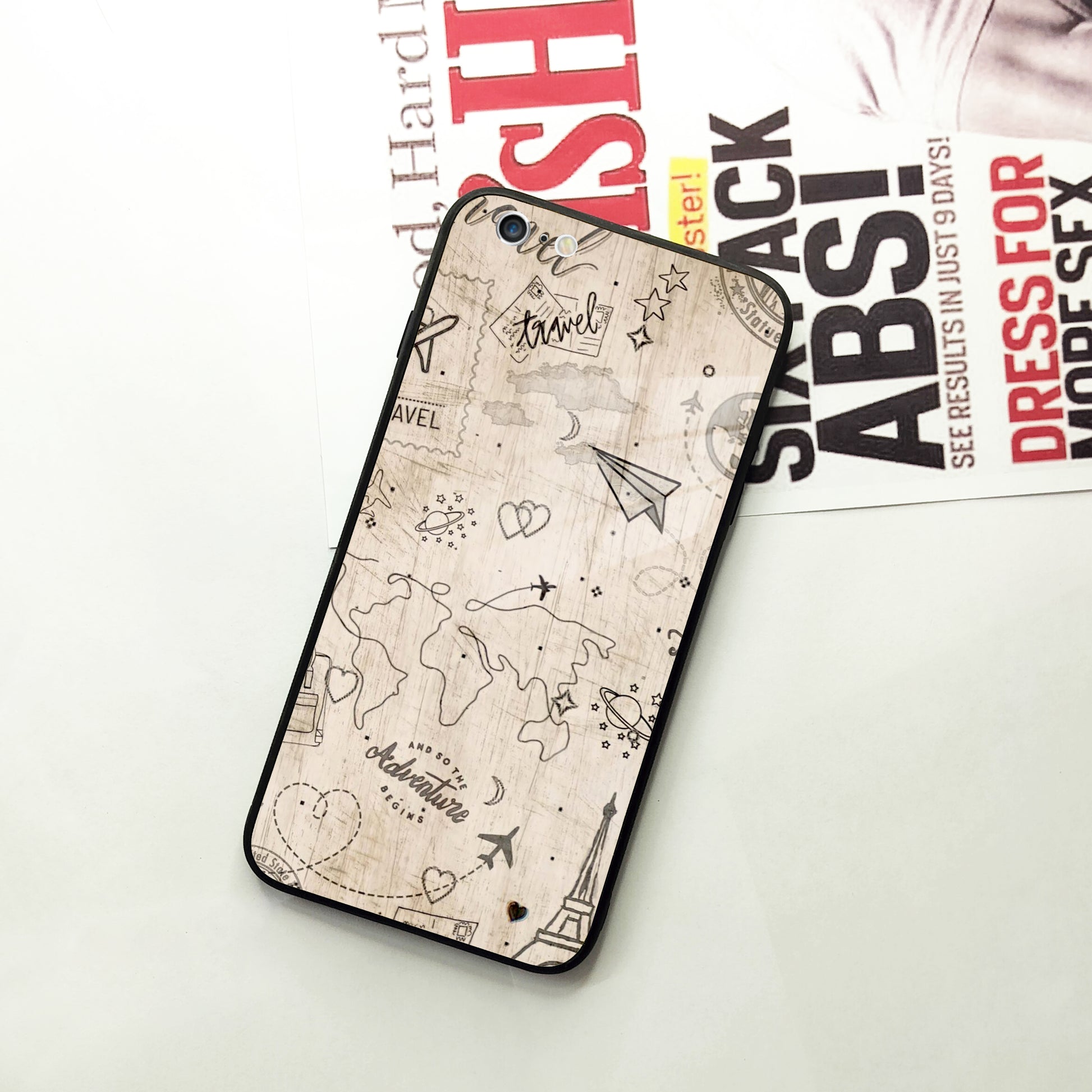 Map Mania Glass Case Cover For iPhone - ShopOnCliQ