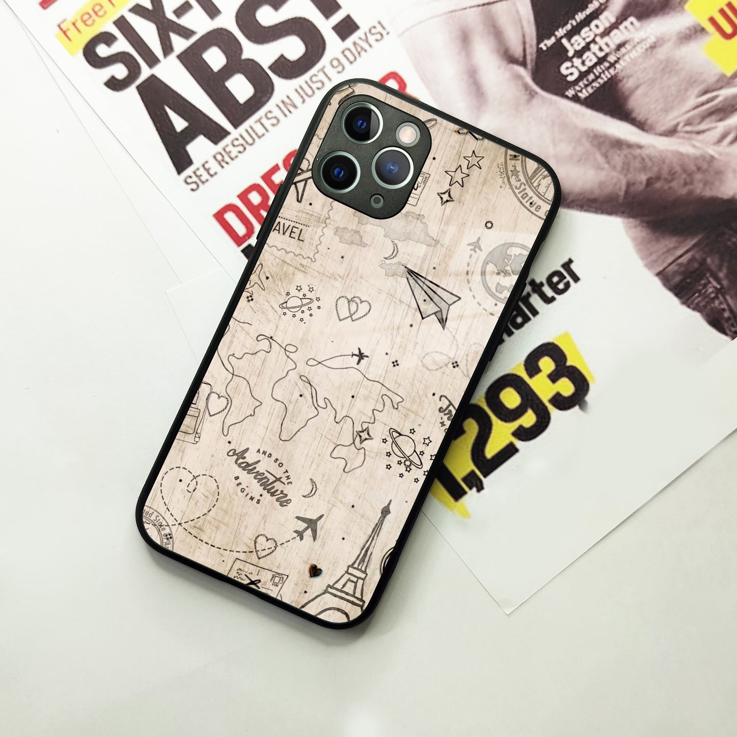 Map Mania Glass Case Cover For iPhone - ShopOnCliQ