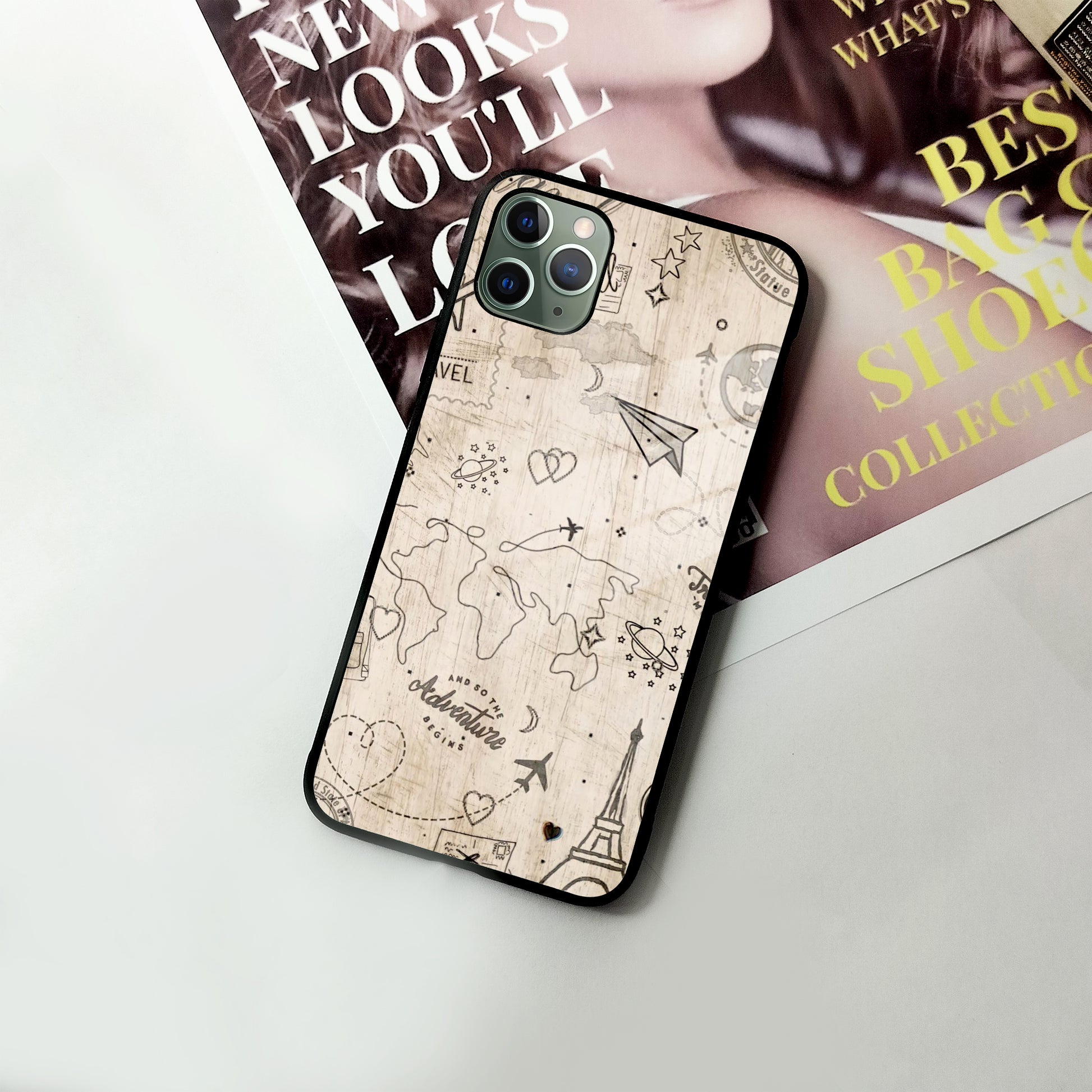 Map Mania Glass Case Cover For iPhone - ShopOnCliQ