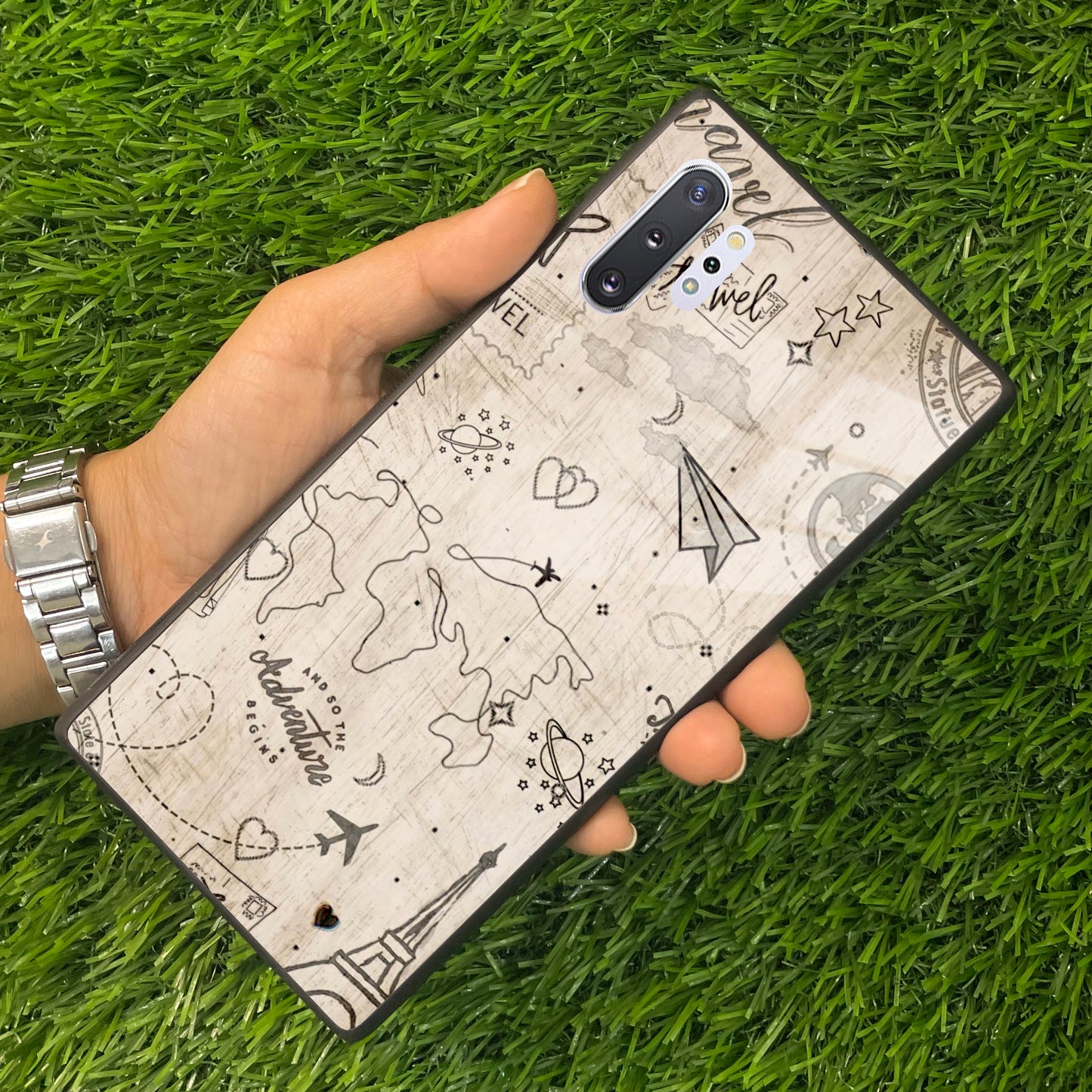 Map Mania Glass Case Cover for Samsung ShopOnCliQ