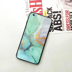 Marble Glass Finish Phone Case And Cover For iPhone - ShopOnCliQ