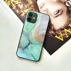 Marble Glass Finish Phone Case And Cover For iPhone - ShopOnCliQ