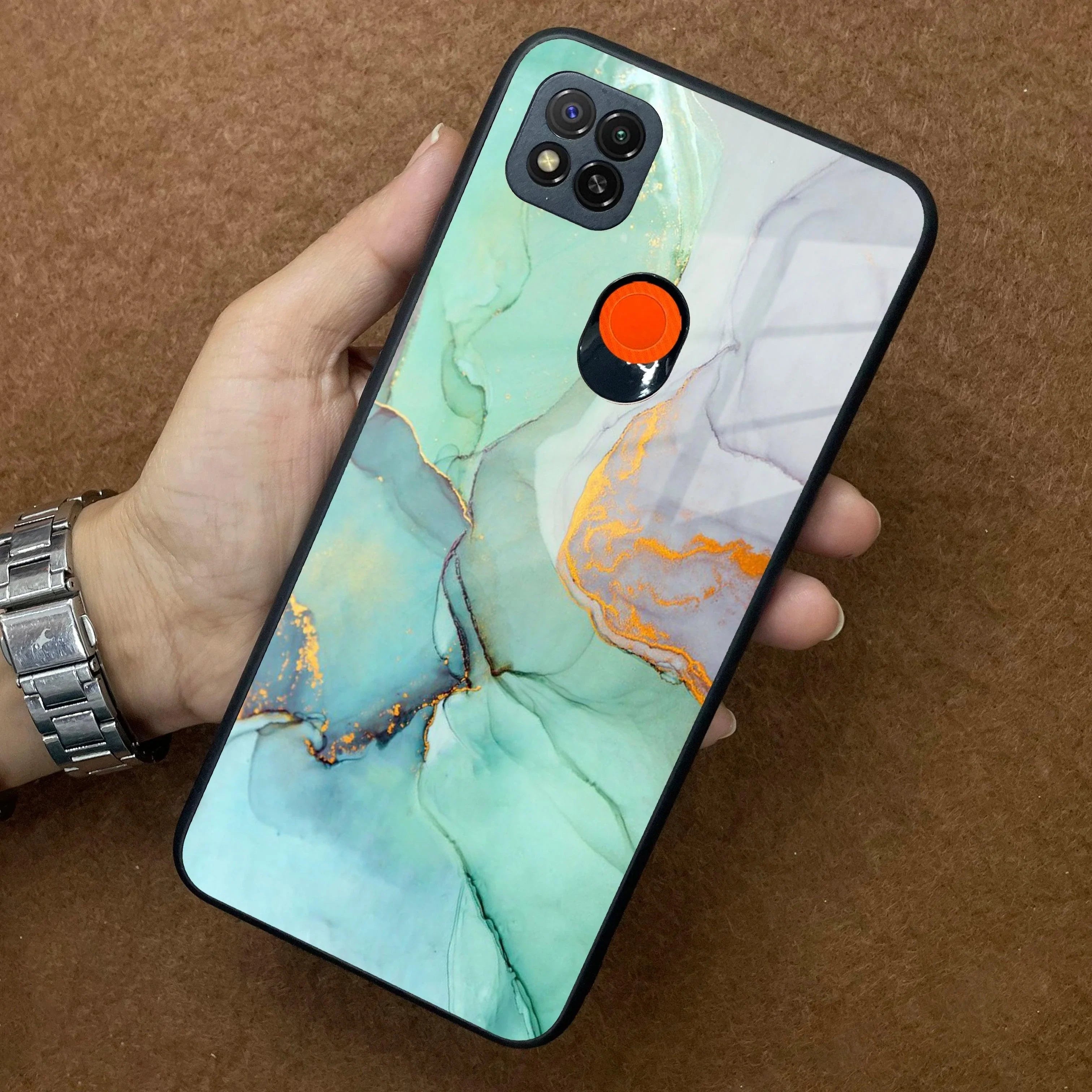 Marble Glass Finish Phone Case And Cover For Poco - ShopOnCliQ