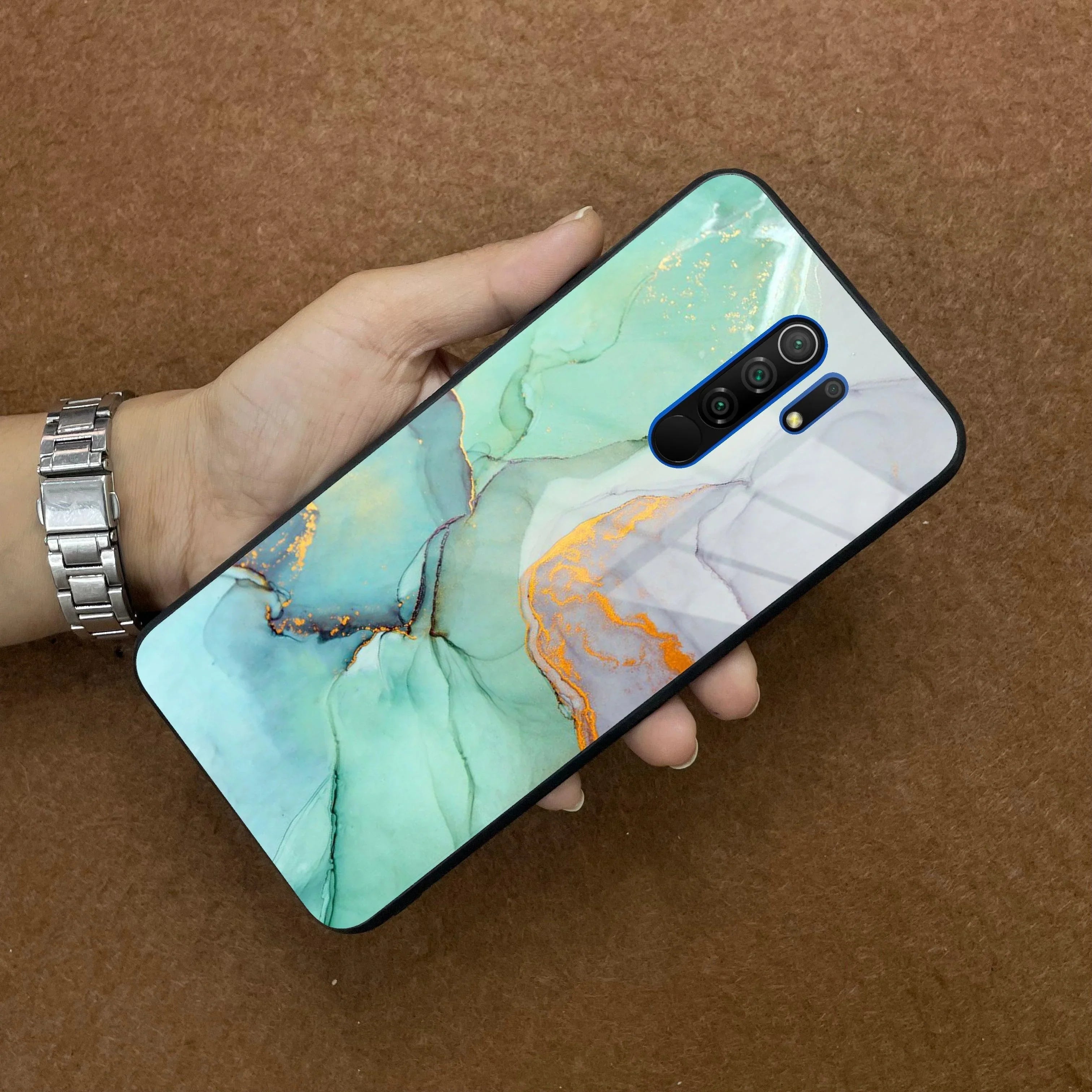 Marble Glass Finish Phone Case And Cover For Poco - ShopOnCliQ