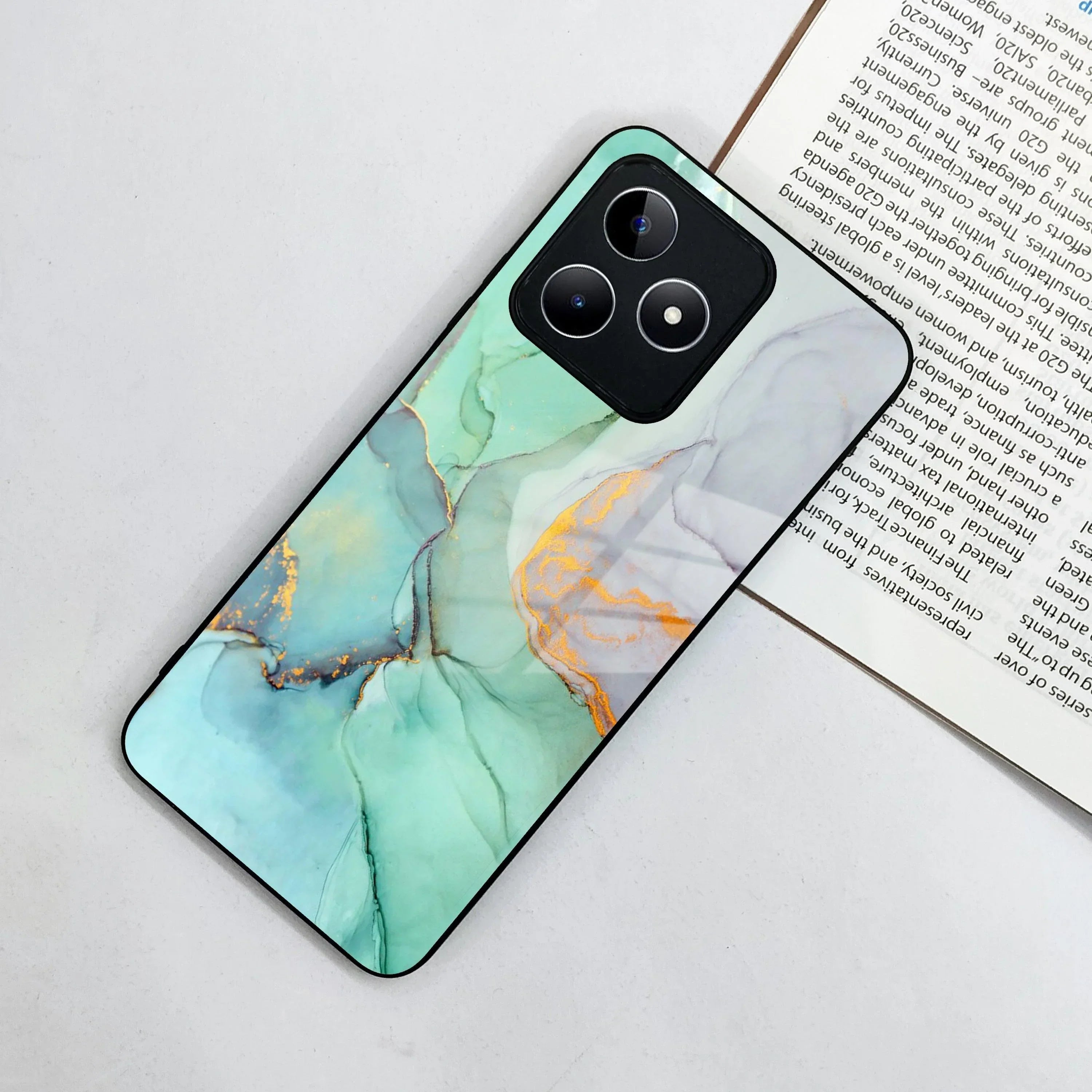 Marble Glass Finish Phone Case And Cover For Realme/Narzo - ShopOnCliQ