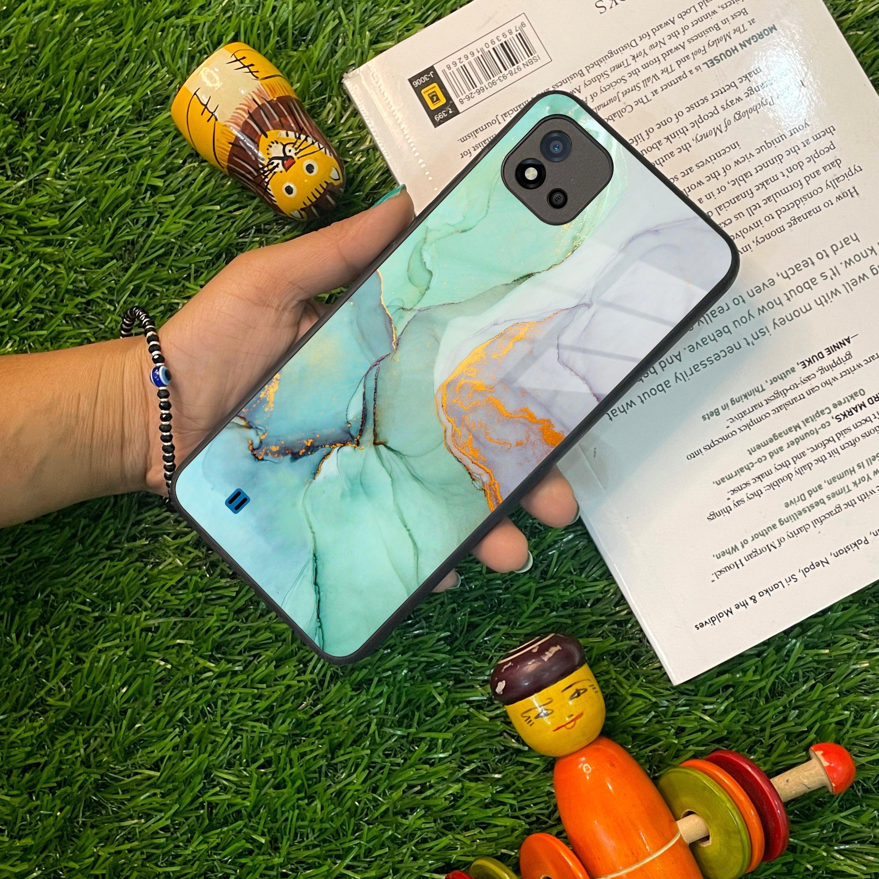 Marble Glass Finish Phone Case And Cover For Realme/Narzo - ShopOnCliQ