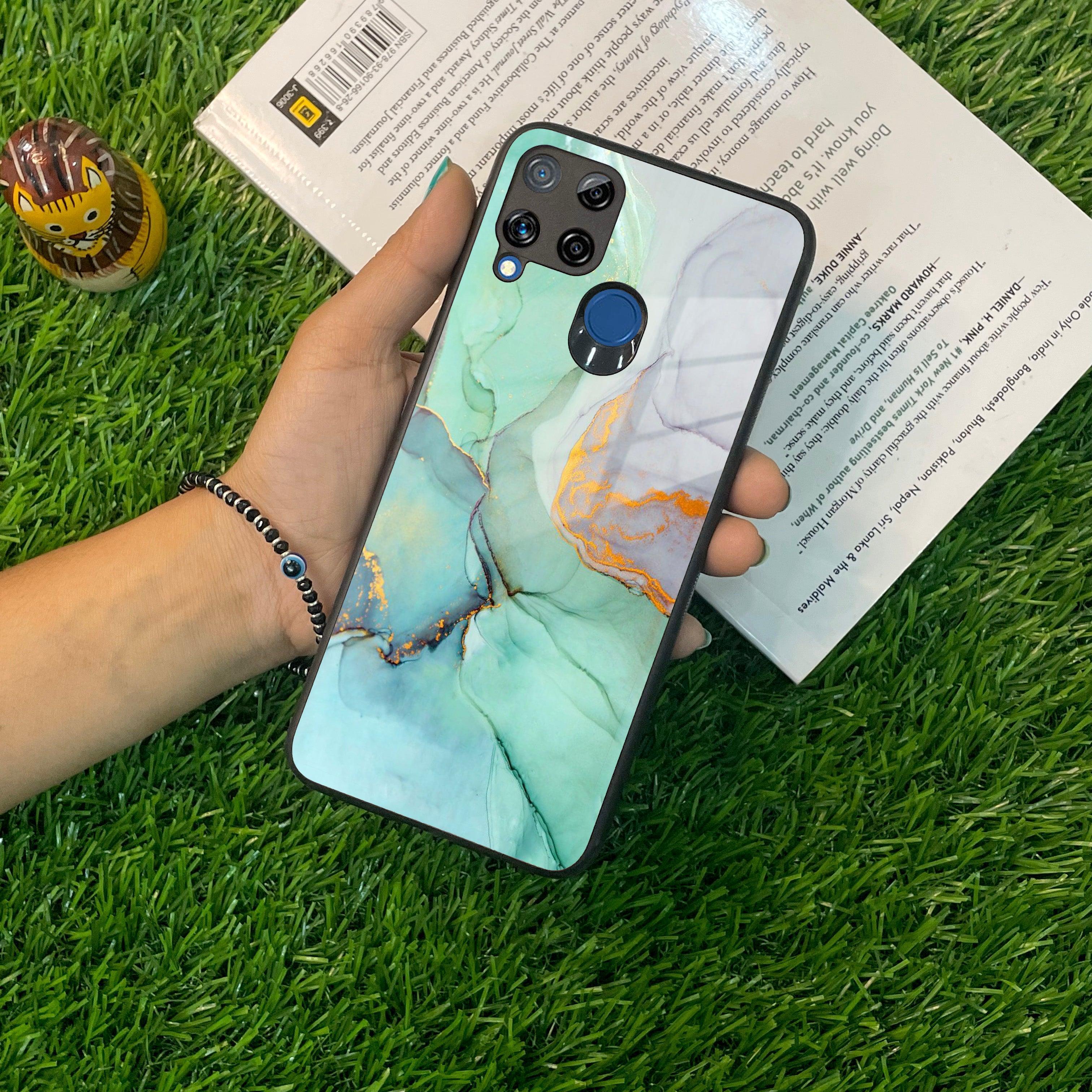 Marble Glass Finish Phone Case And Cover For Realme/Narzo - ShopOnCliQ