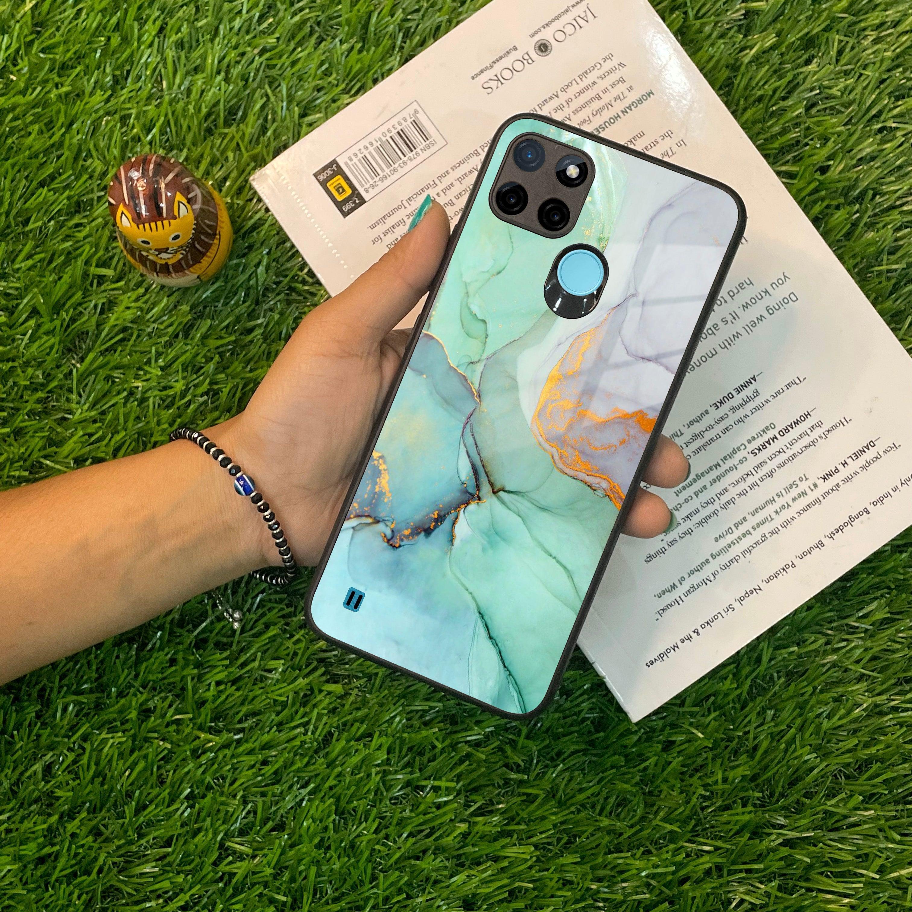 Marble Glass Finish Phone Case And Cover For Realme/Narzo - ShopOnCliQ