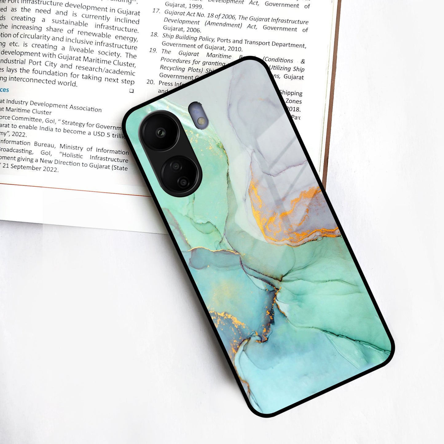 Marble Glass Finish Phone Case And Cover For Redmi/Xiaomi ShopOnCliQ