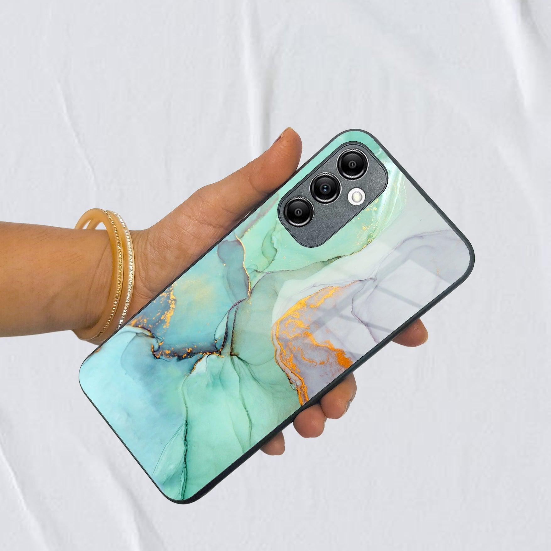 Marble Glass Finish Phone Case And Cover For Samsung - ShopOnCliQ