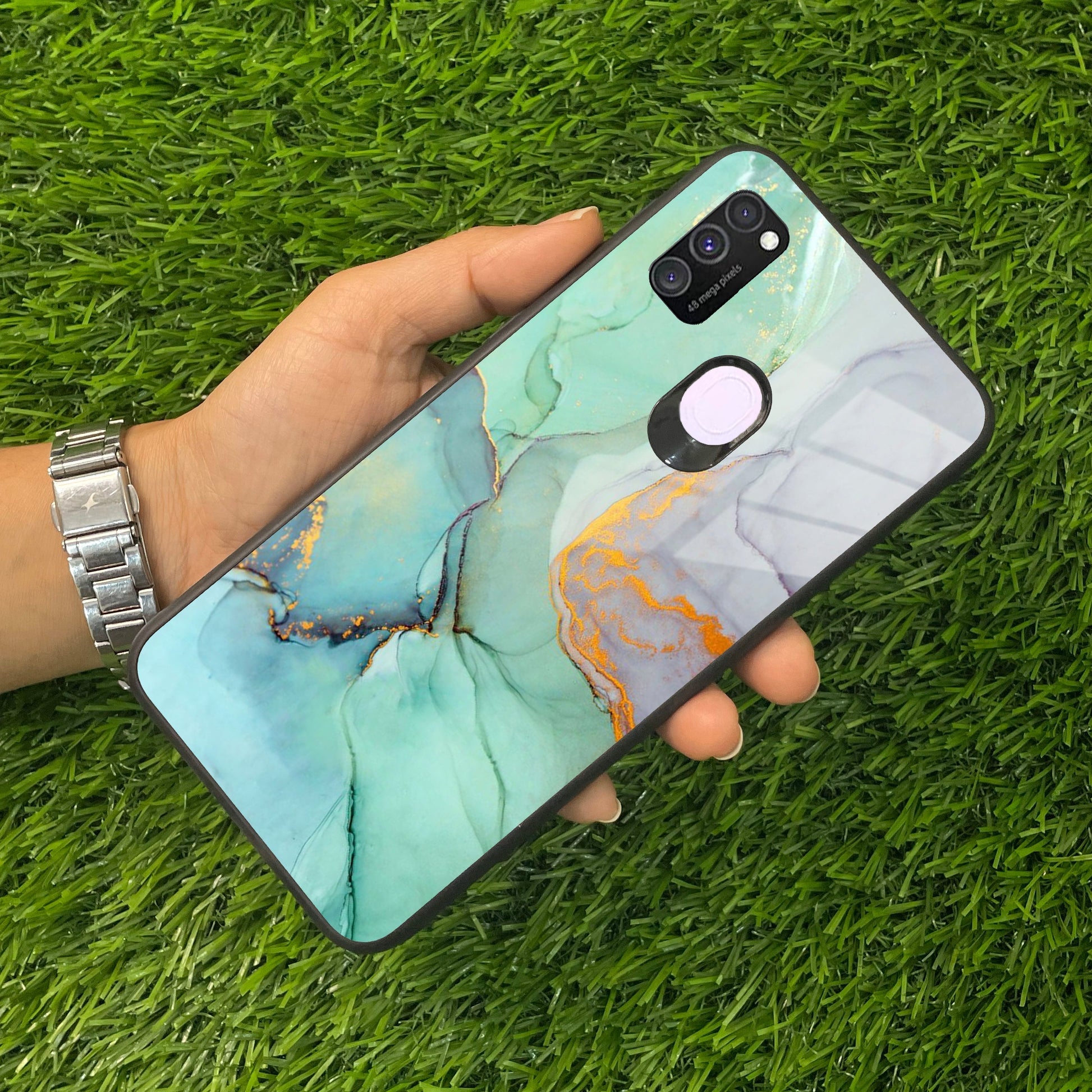 Marble Glass Finish Phone Case And Cover For Samsung ShopOnCliQ