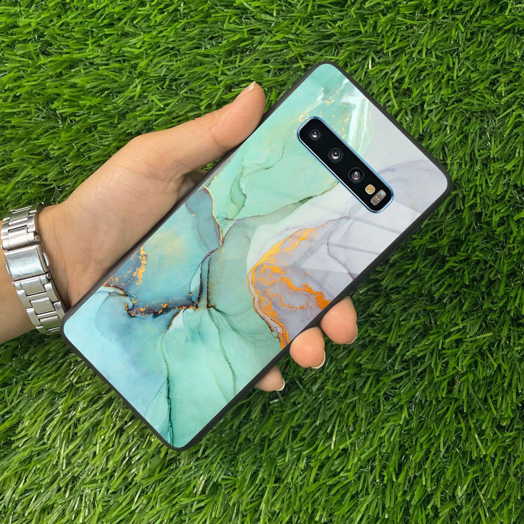 Marble Glass Finish Phone Case And Cover For Samsung - ShopOnCliQ