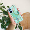 Marble Green Customize Anti Yelllow Case For Realme C55
