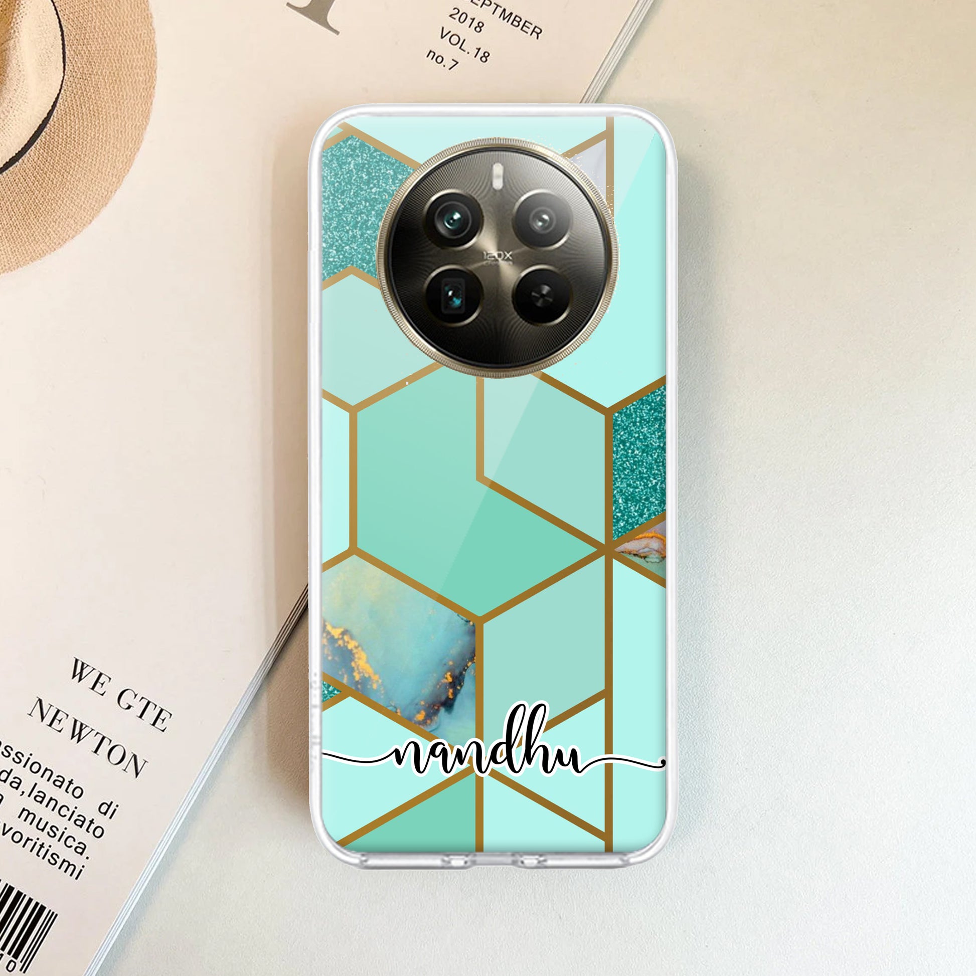 Marble Green Customize Transparent Silicon Case For Realme/Narzo - ShopOnCliQ