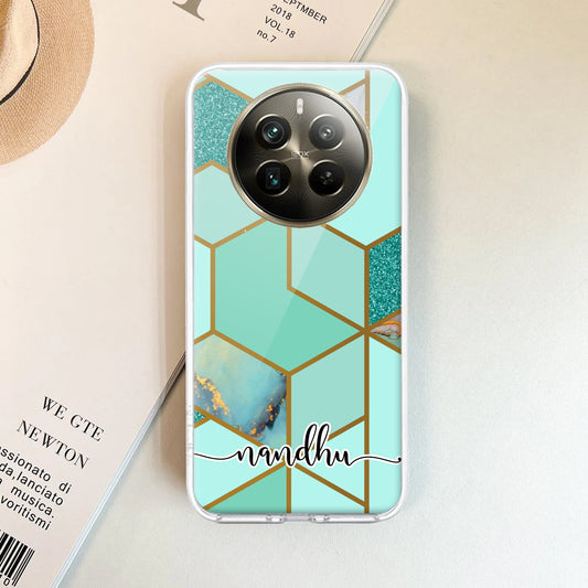 Marble Green Customize Transparent Silicon Case For Realme/Narzo ShopOnCliQ