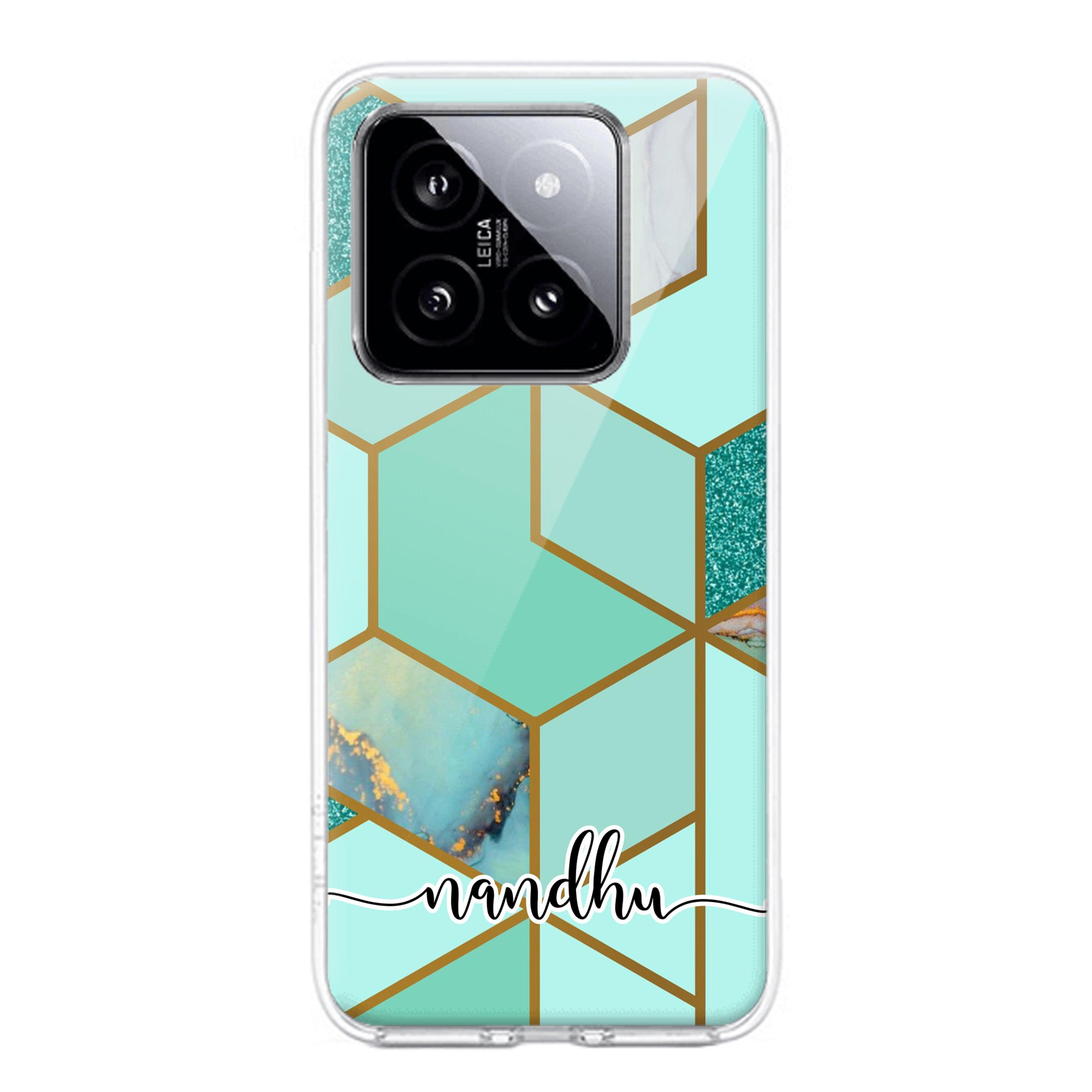 Marble Green Customize Transparent Silicon Case For Redmi/Xiaomi - ShopOnCliQ