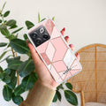 Marble Pink Customize Transparent Silicon Case For OnePlus 10T 5G