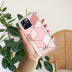 Marble Pink Customize Anti Yelllow Case For Realme C53