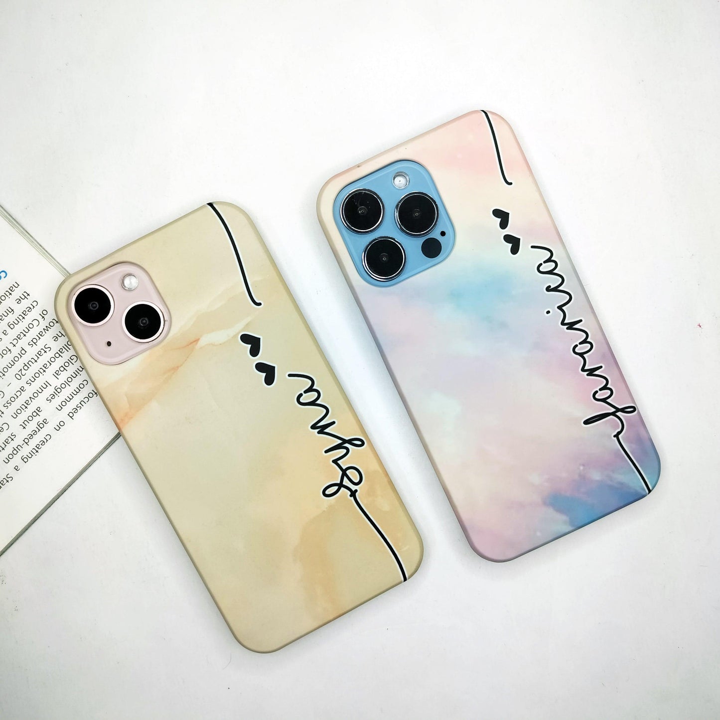 Marble Print Slim Matte Phone Case Cover ShopOnCliQ