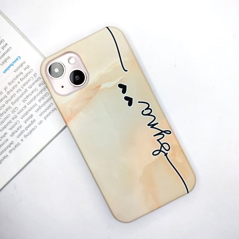 Marble Print Slim Matte Phone Case Cover For Vivo